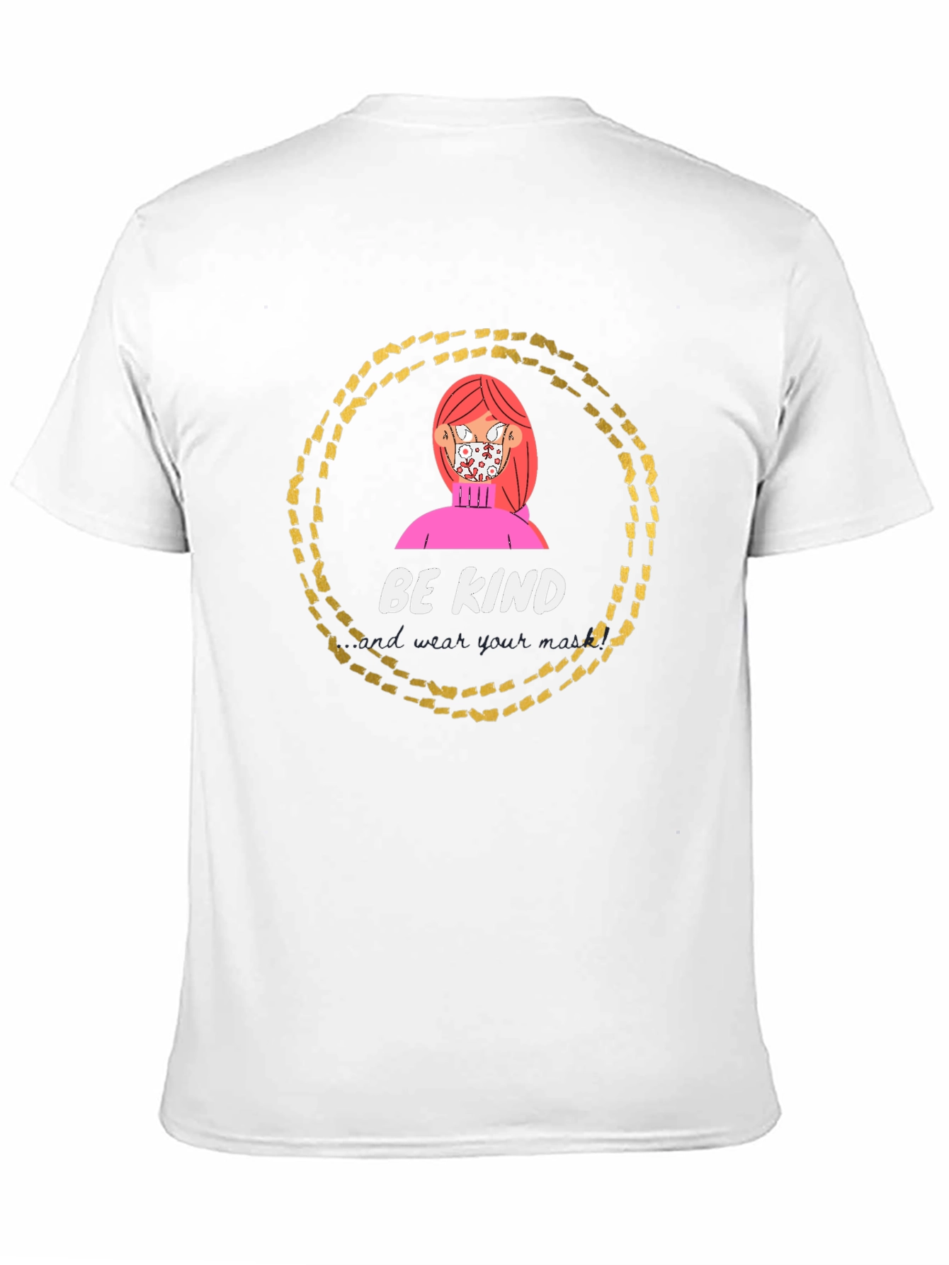 Be Kind Graphic Tee - Black Cotton Casual Wear