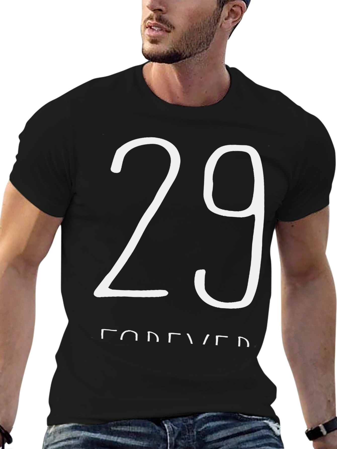 29 Forever Black Graphic Tee