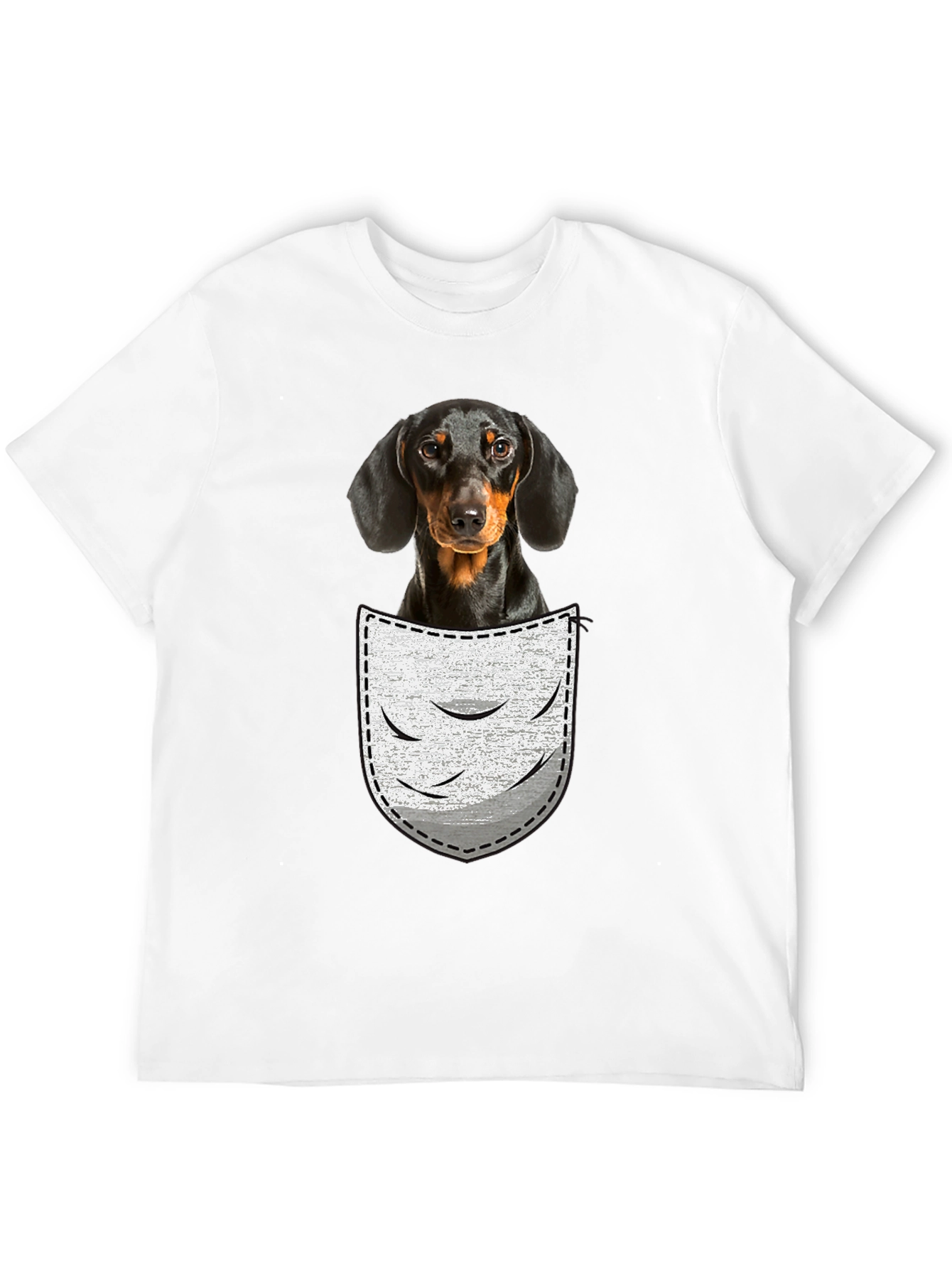 Dachshund Pocket T-Shirt - Cute Dog Tee