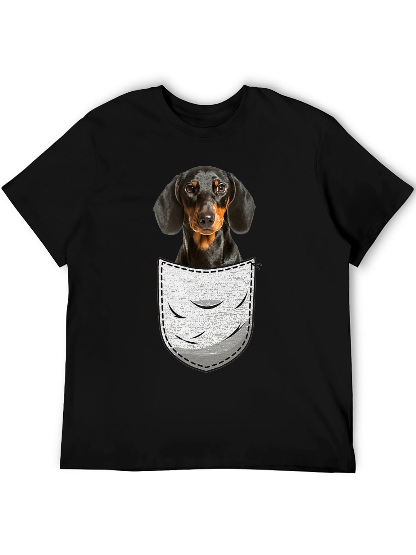 Dachshund Pocket T-Shirt - Cute Dog Tee