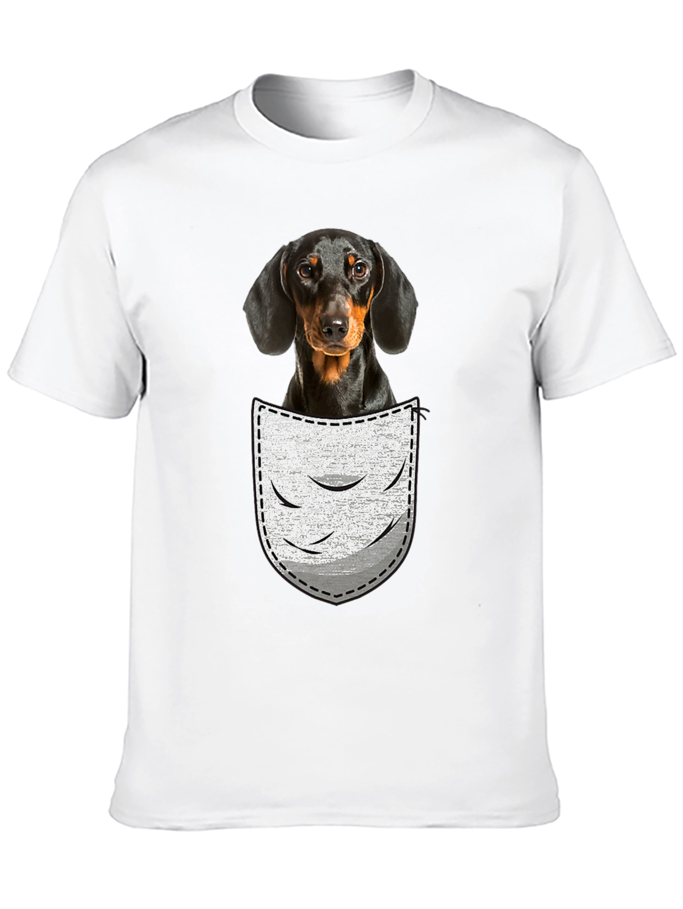 Dachshund Pocket T-Shirt - Cute Dog Tee
