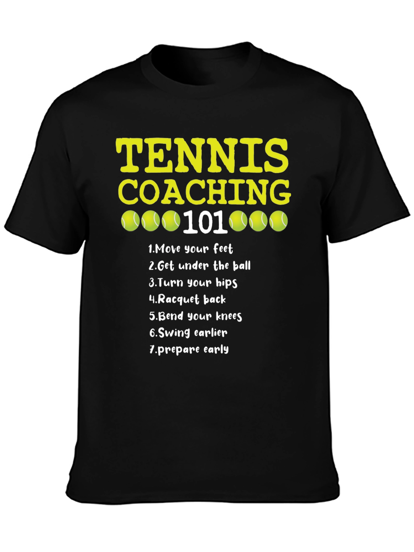 Tennis Coaching 101 T-Shirt