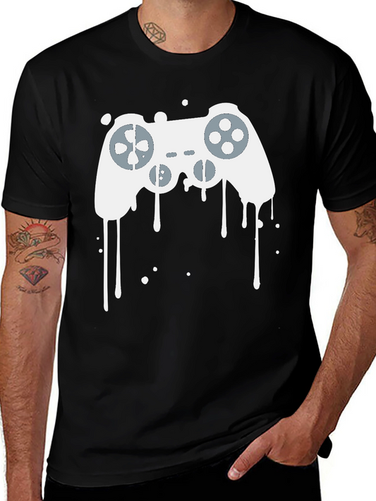Gaming Controller Graphic Tee - Black
