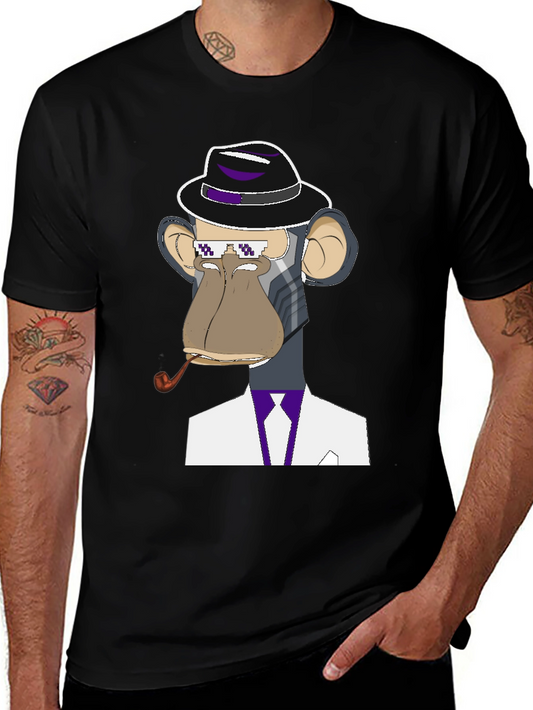 Ape Mafia Boss T-Shirt - NFT Bored Ape Style