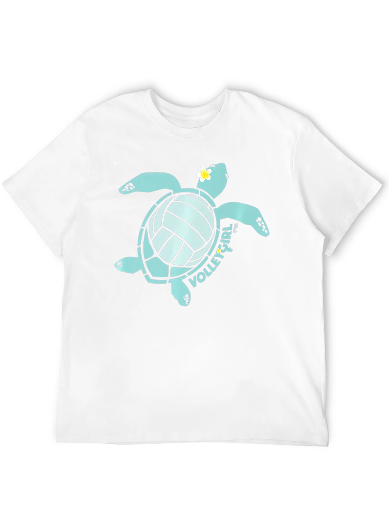 Volleygirl Turtle Graphic T-Shirt