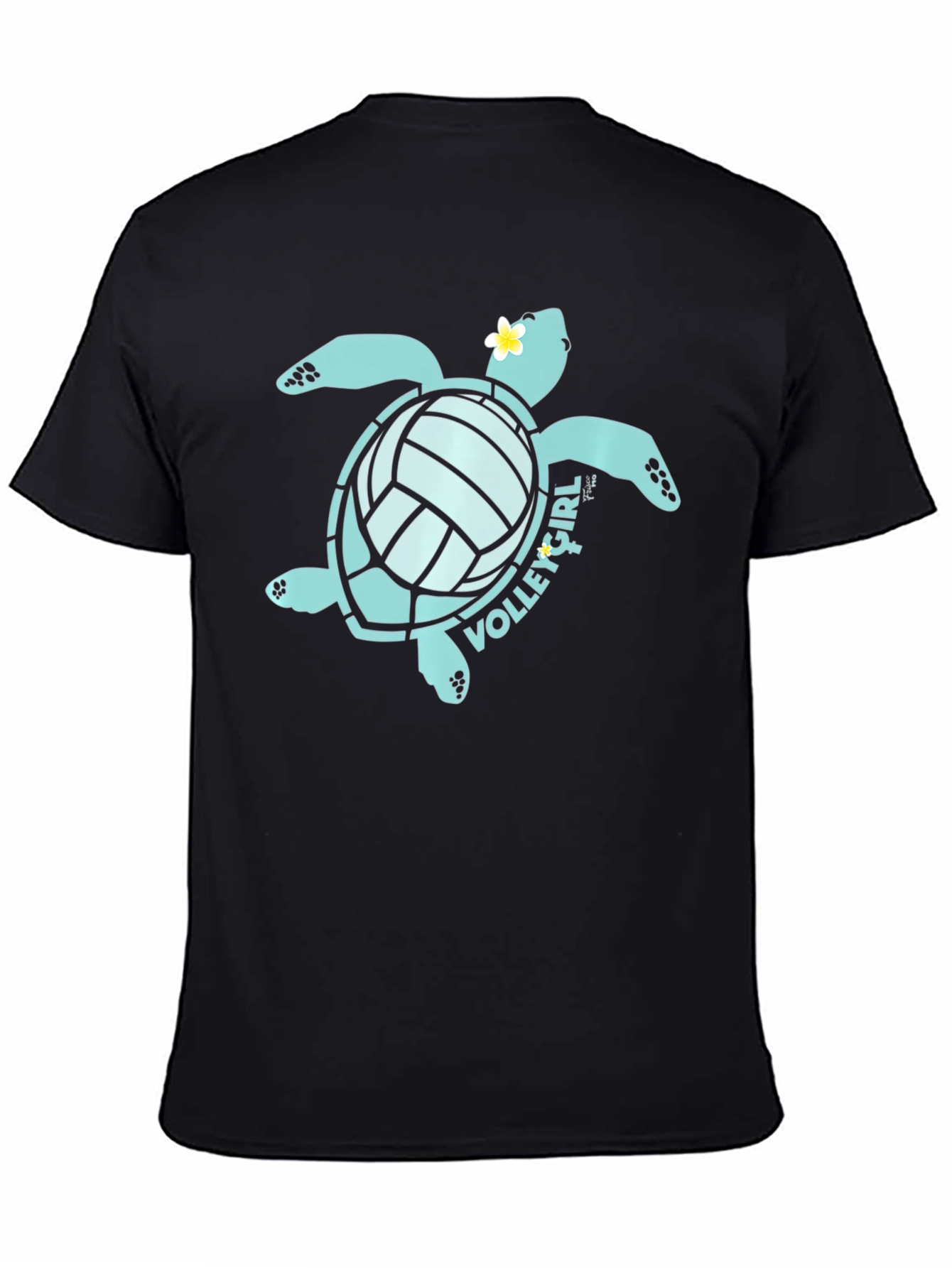 Volleygirl Turtle Graphic T-Shirt