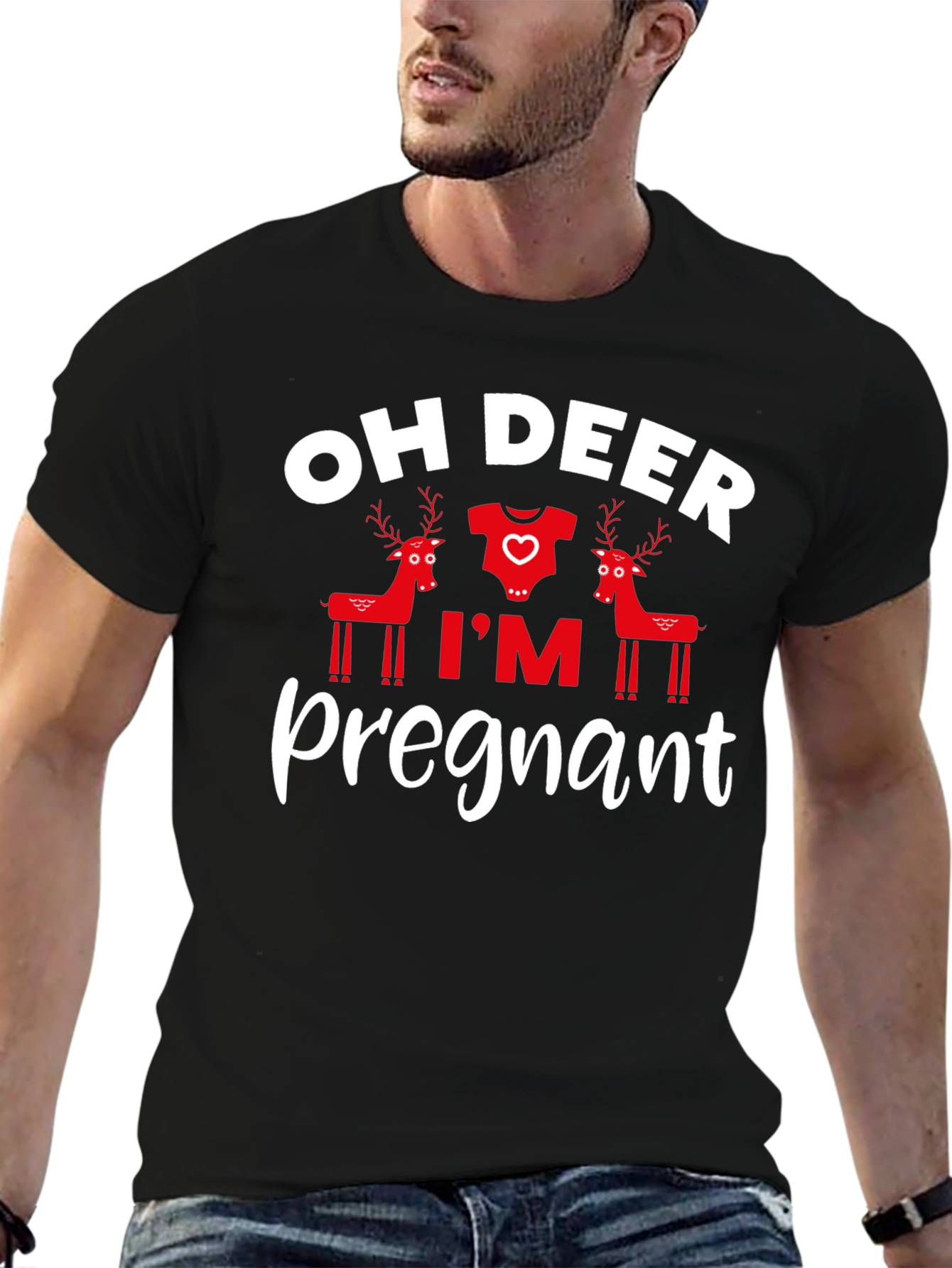 Oh Deer Im Pregnant T-Shirt