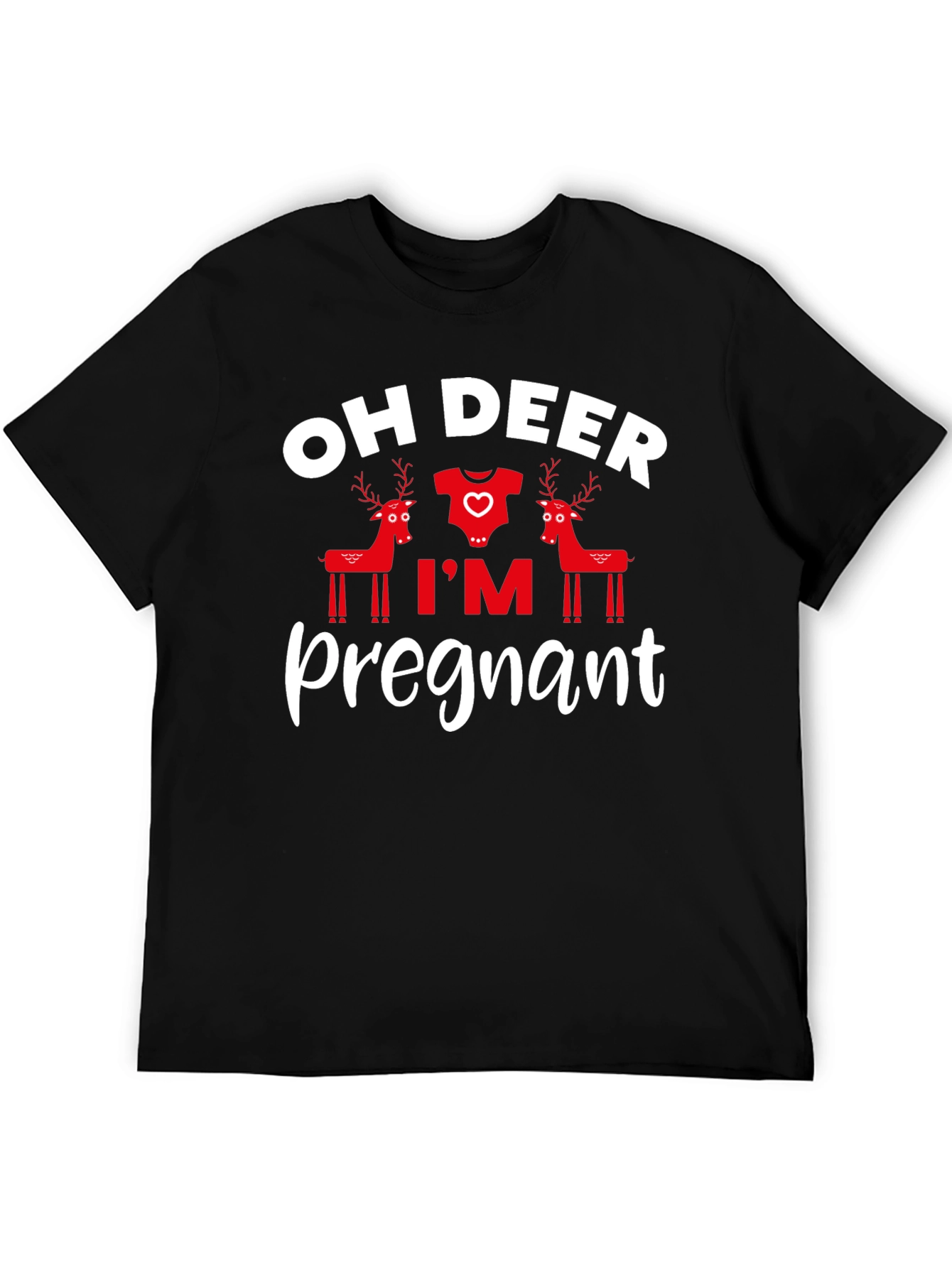 Oh Deer Im Pregnant T-Shirt