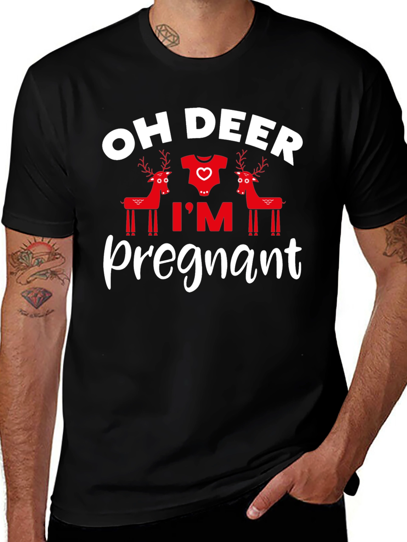 Oh Deer Im Pregnant T-Shirt