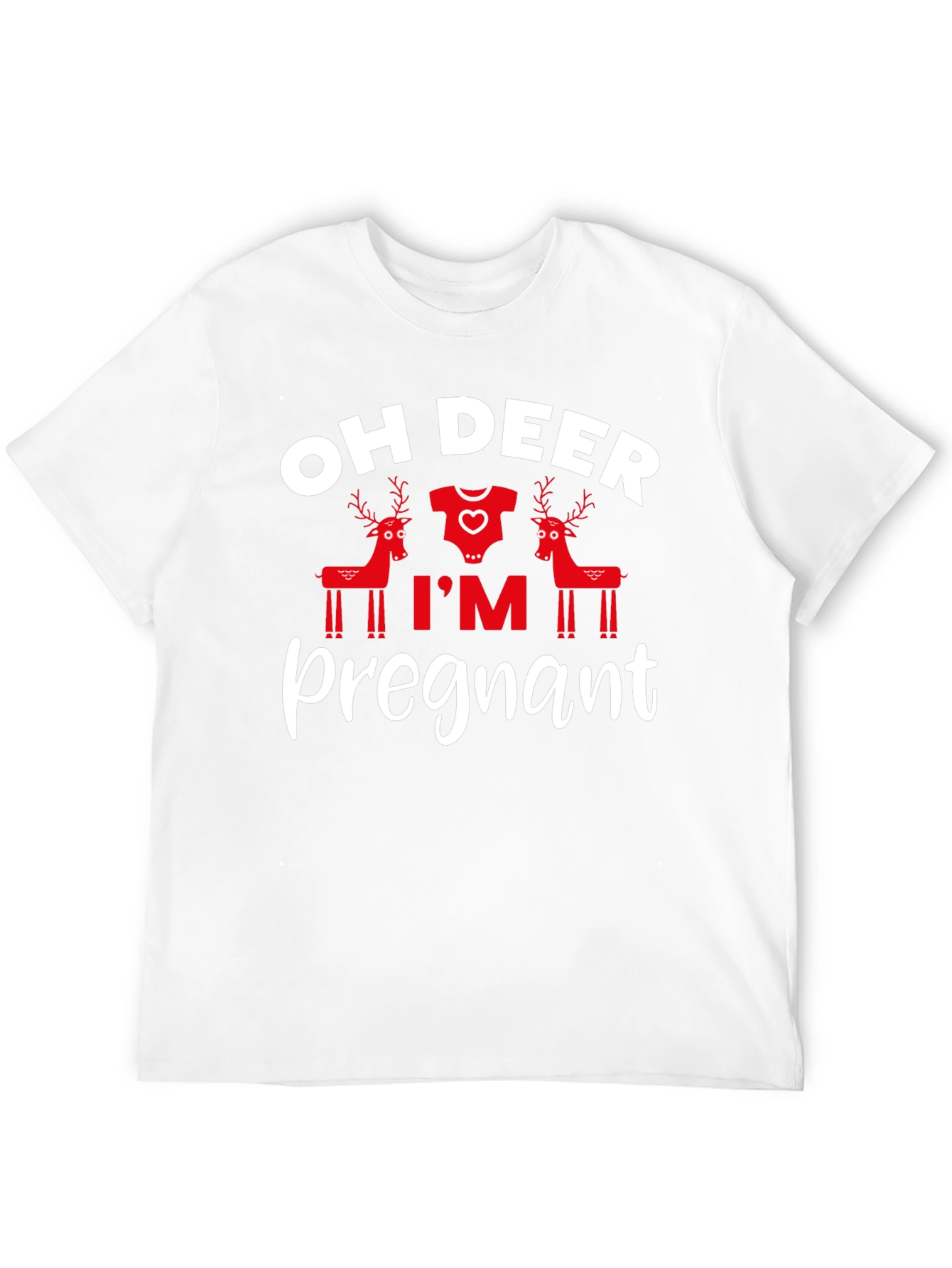 Oh Deer Im Pregnant T-Shirt
