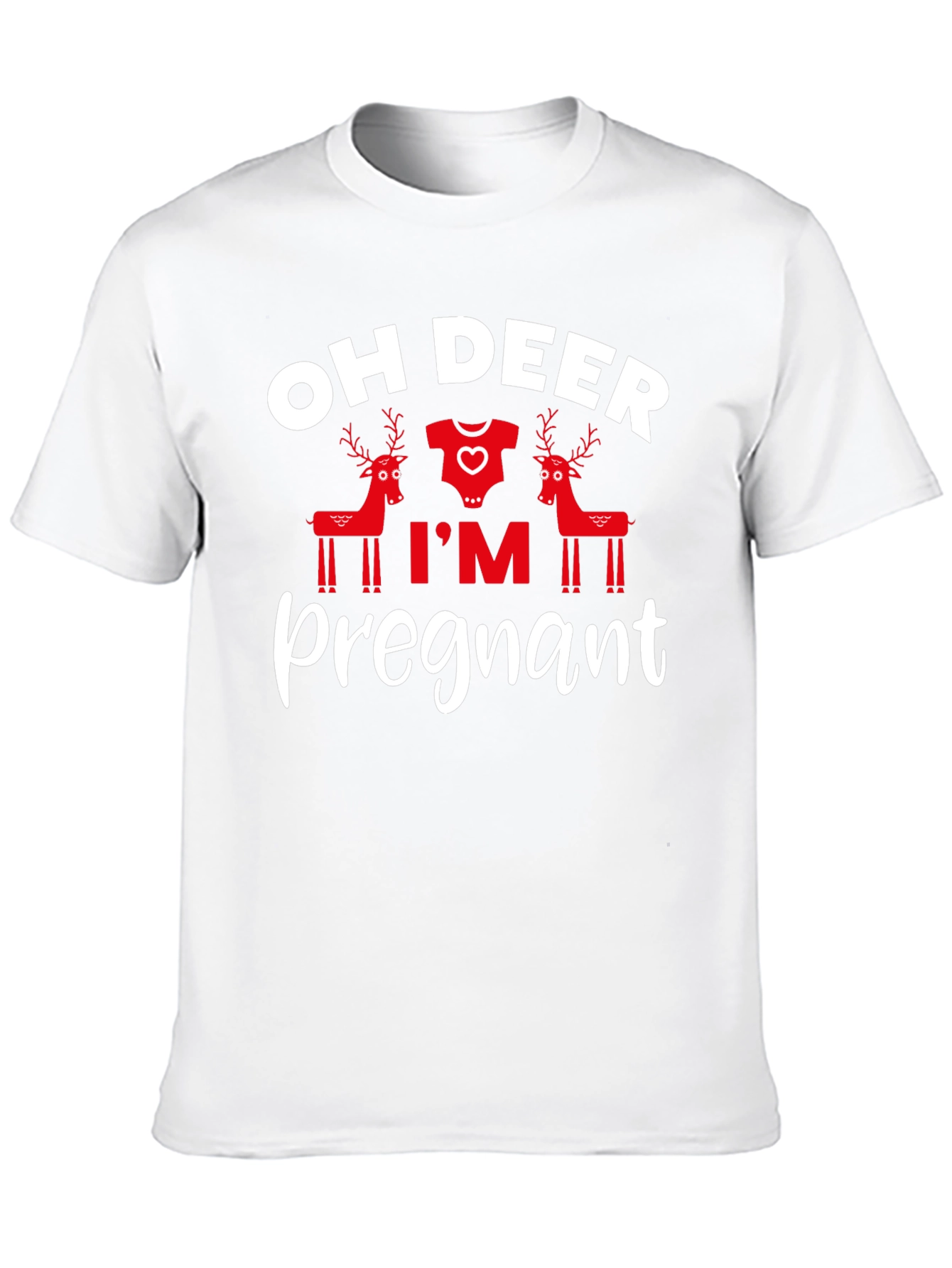 Oh Deer Im Pregnant T-Shirt