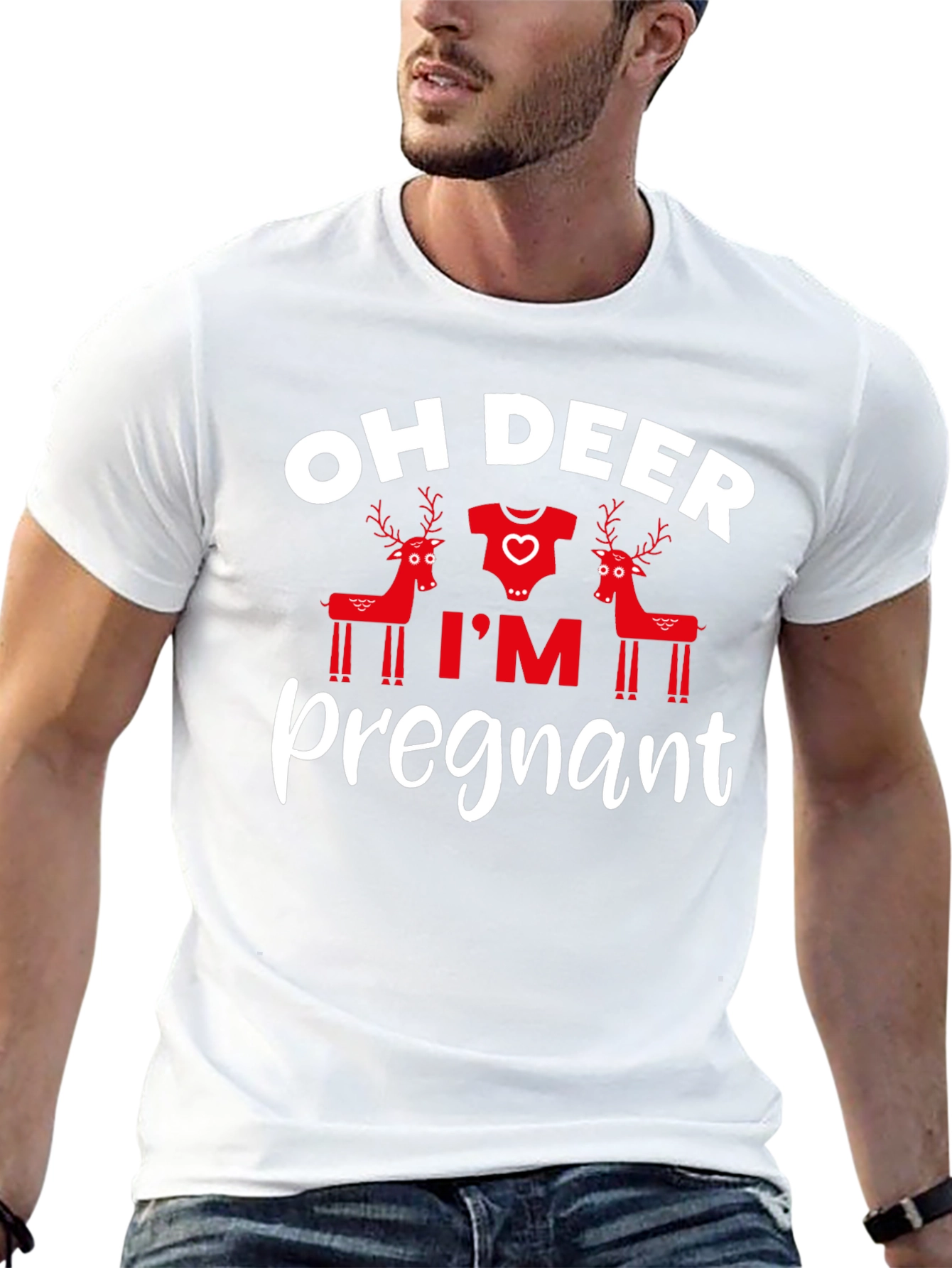 Oh Deer Im Pregnant T-Shirt