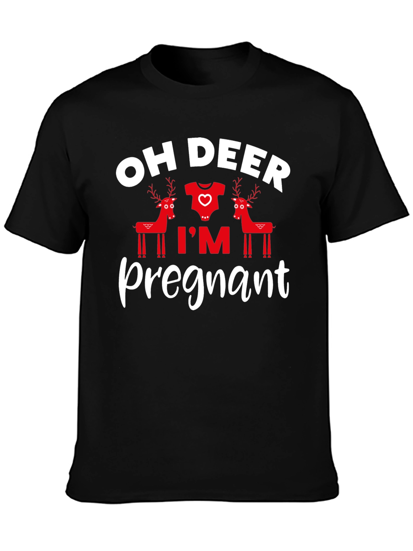 Oh Deer Im Pregnant T-Shirt