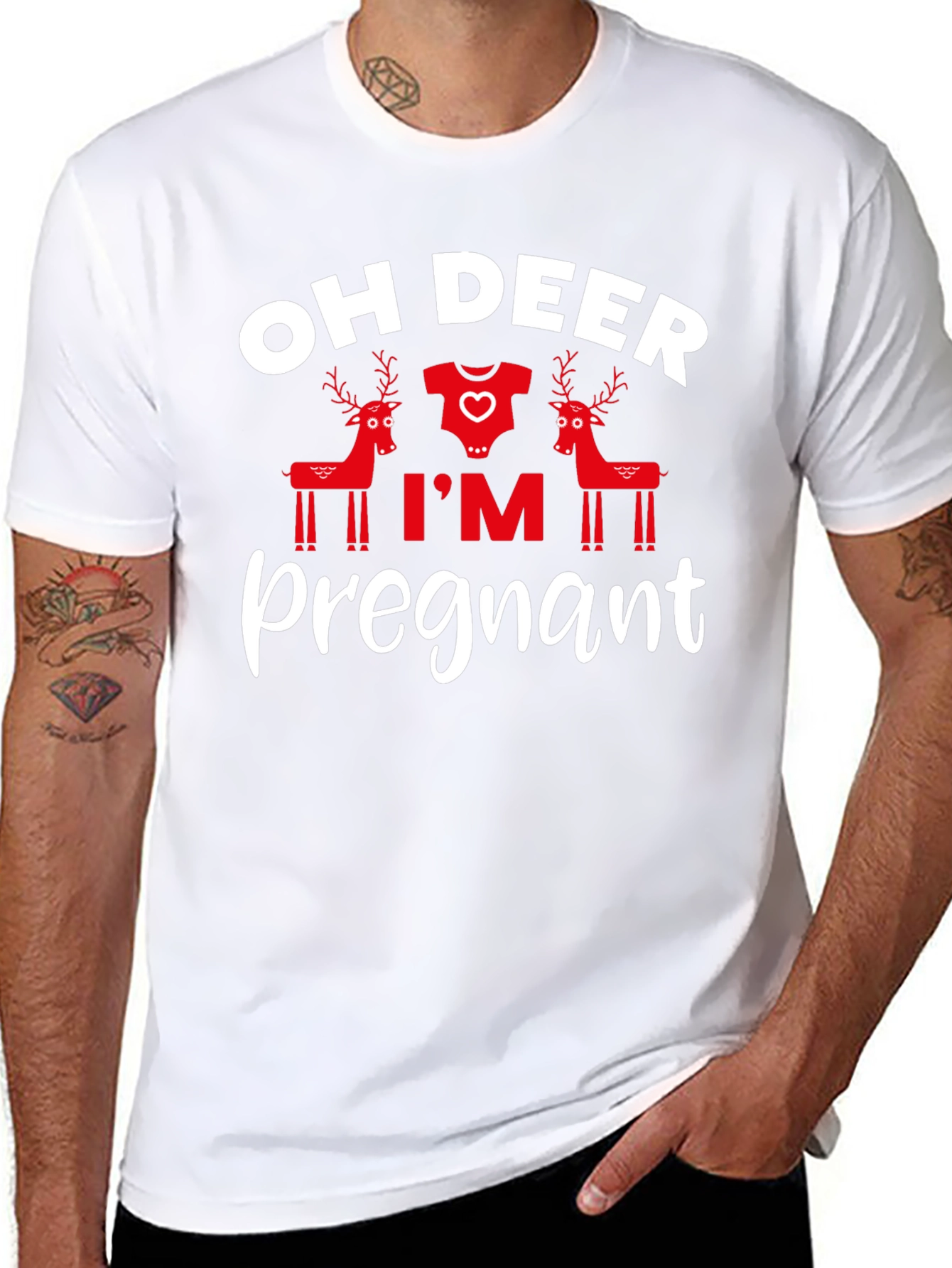 Oh Deer Im Pregnant T-Shirt