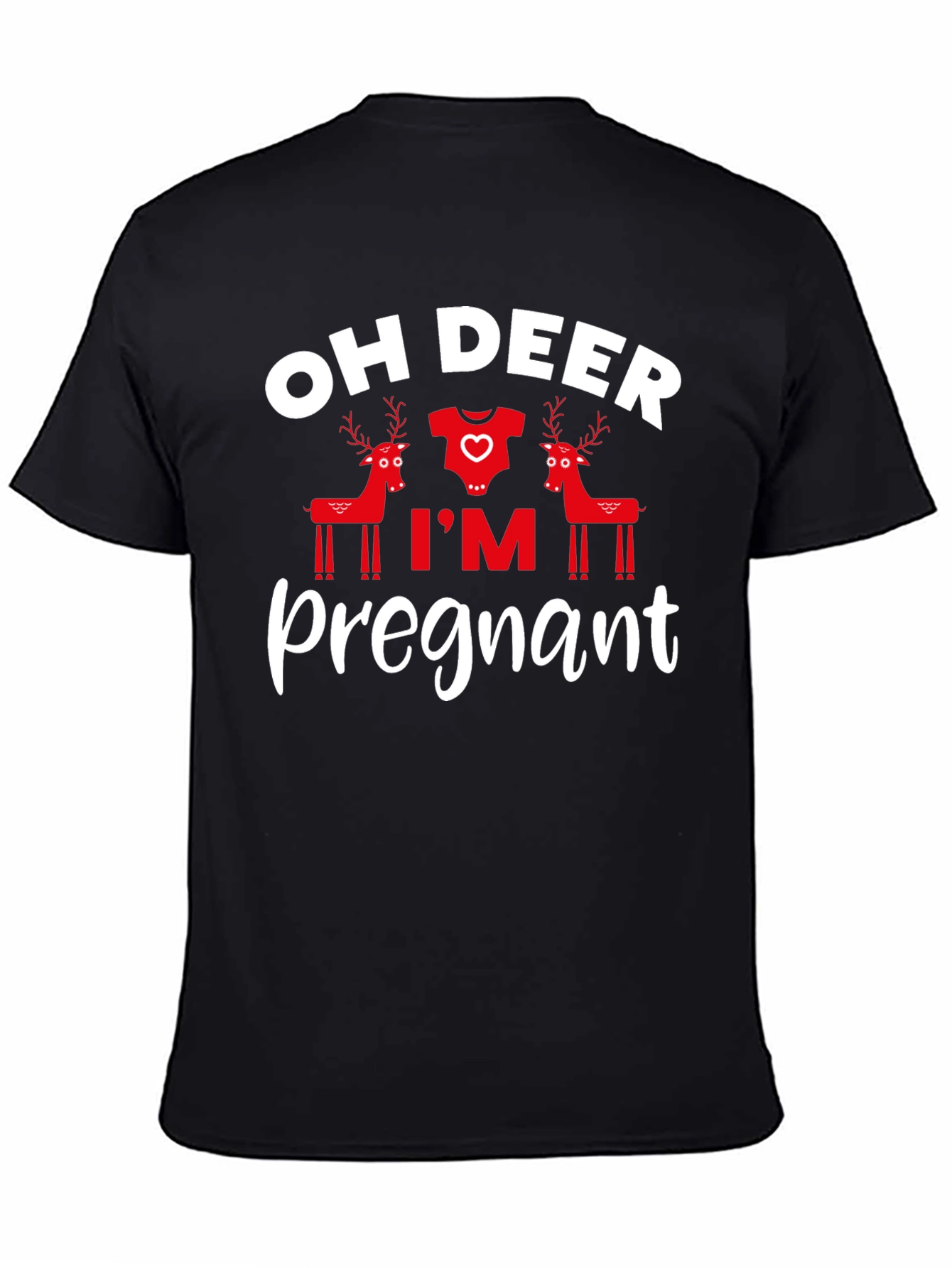 Oh Deer Im Pregnant T-Shirt