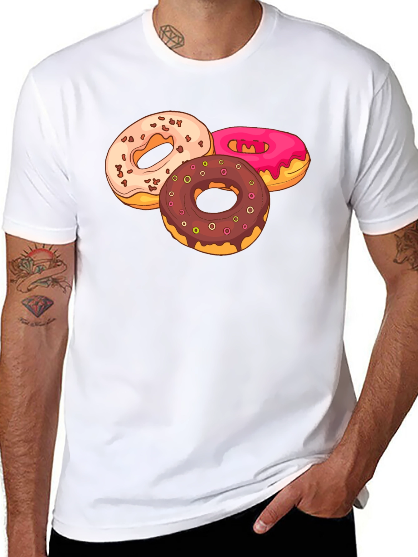 Donut Graphic Tee - Sweet Treat T-Shirt