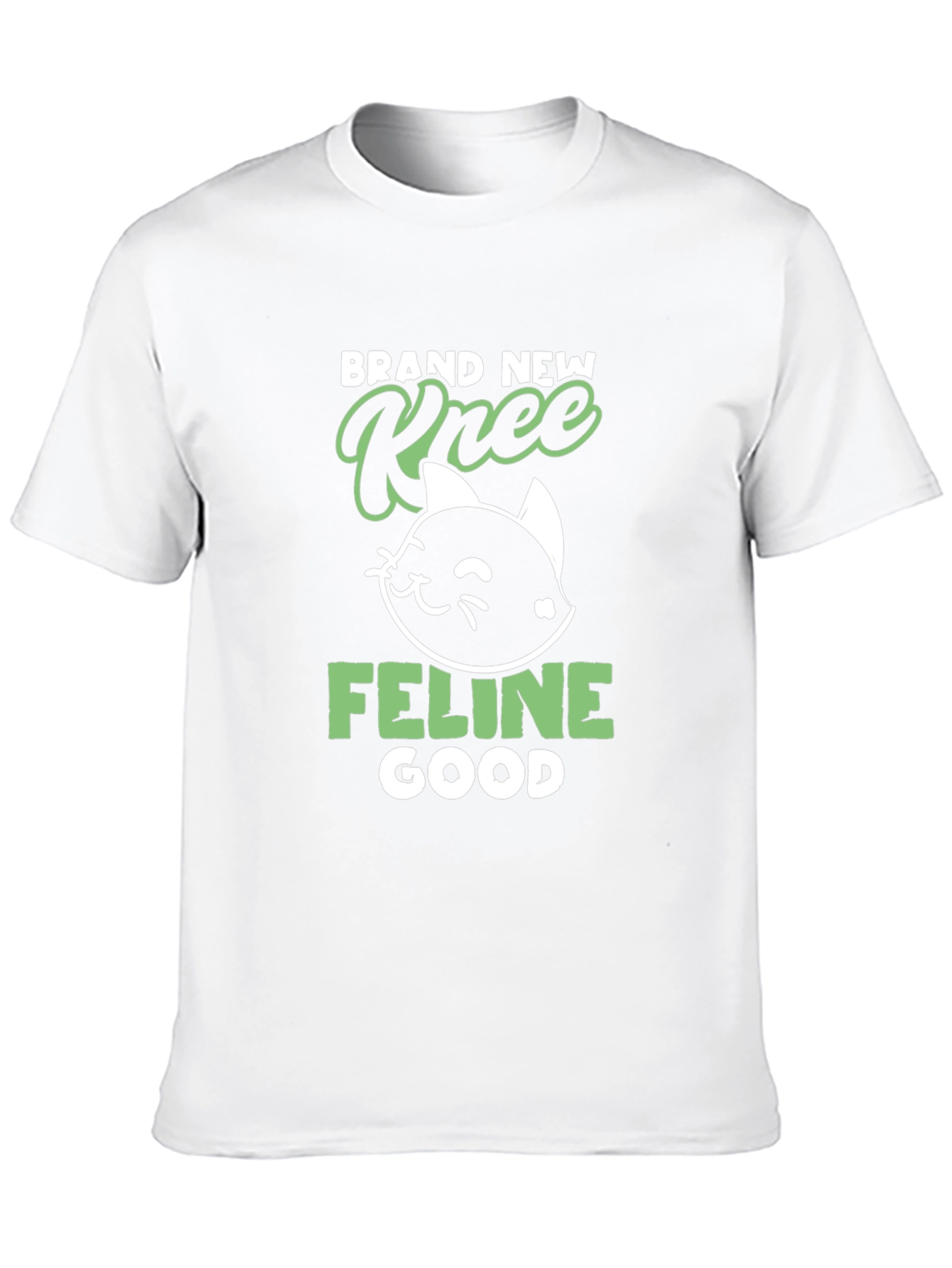 Brand New Knee Feline Good Black T-Shirt