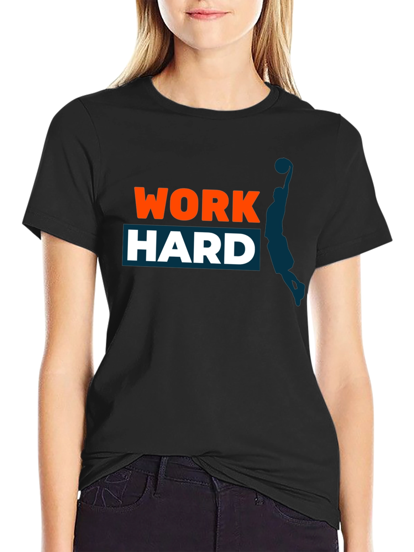 Work Hard T-Shirt - Motivational Graphic Tee