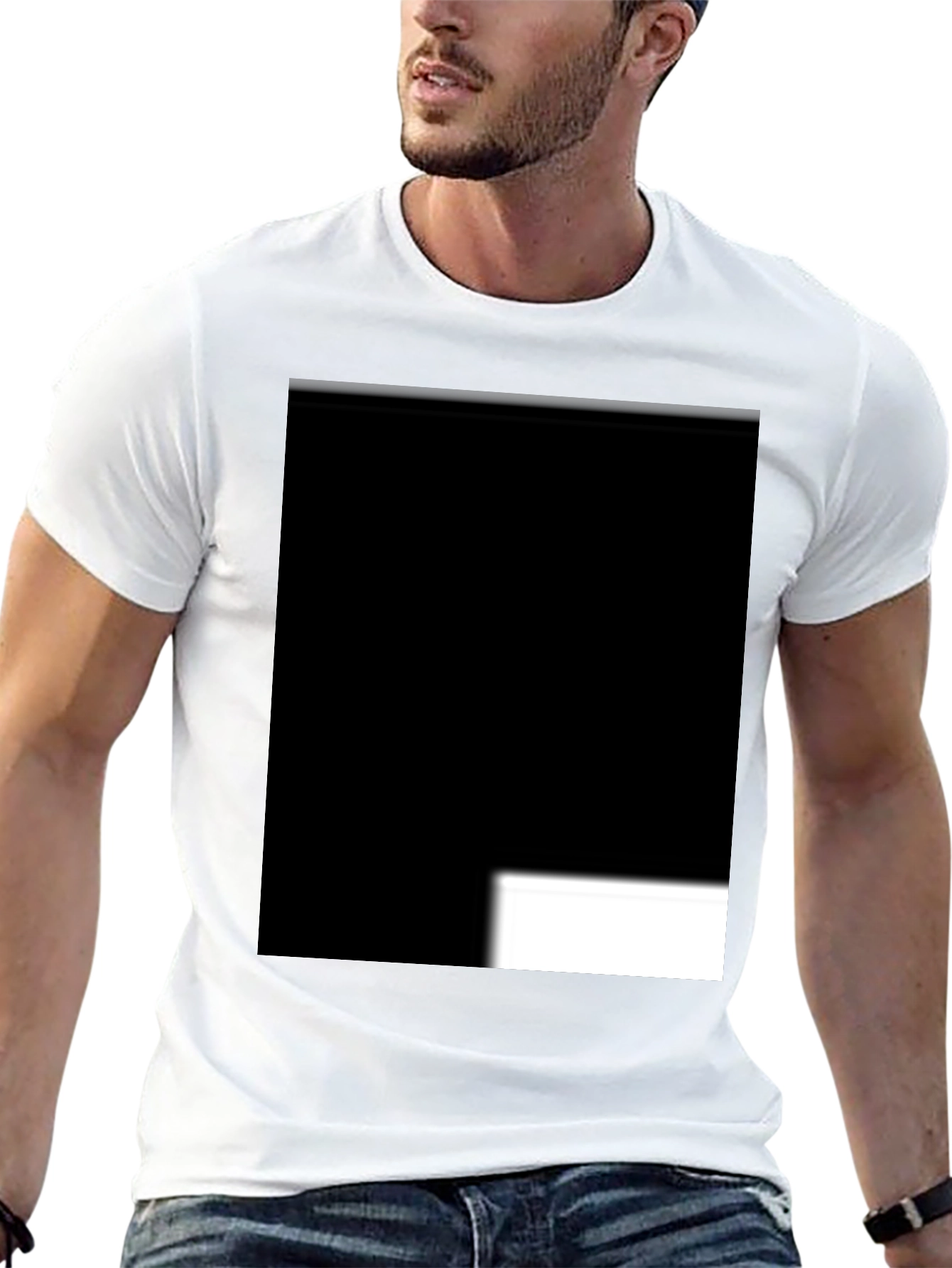 Stylish Black Casual T-Shirt