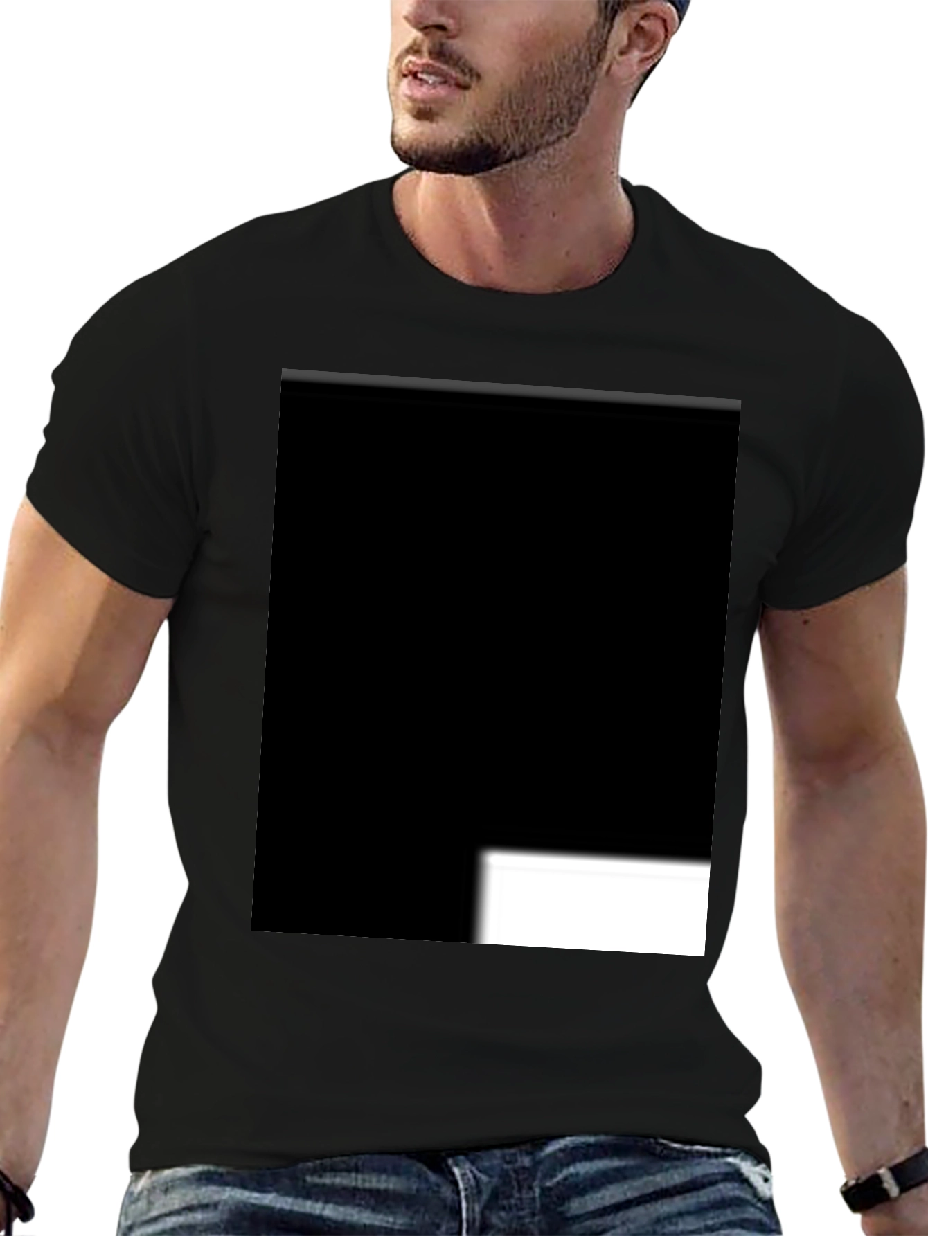 Stylish Black Casual T-Shirt
