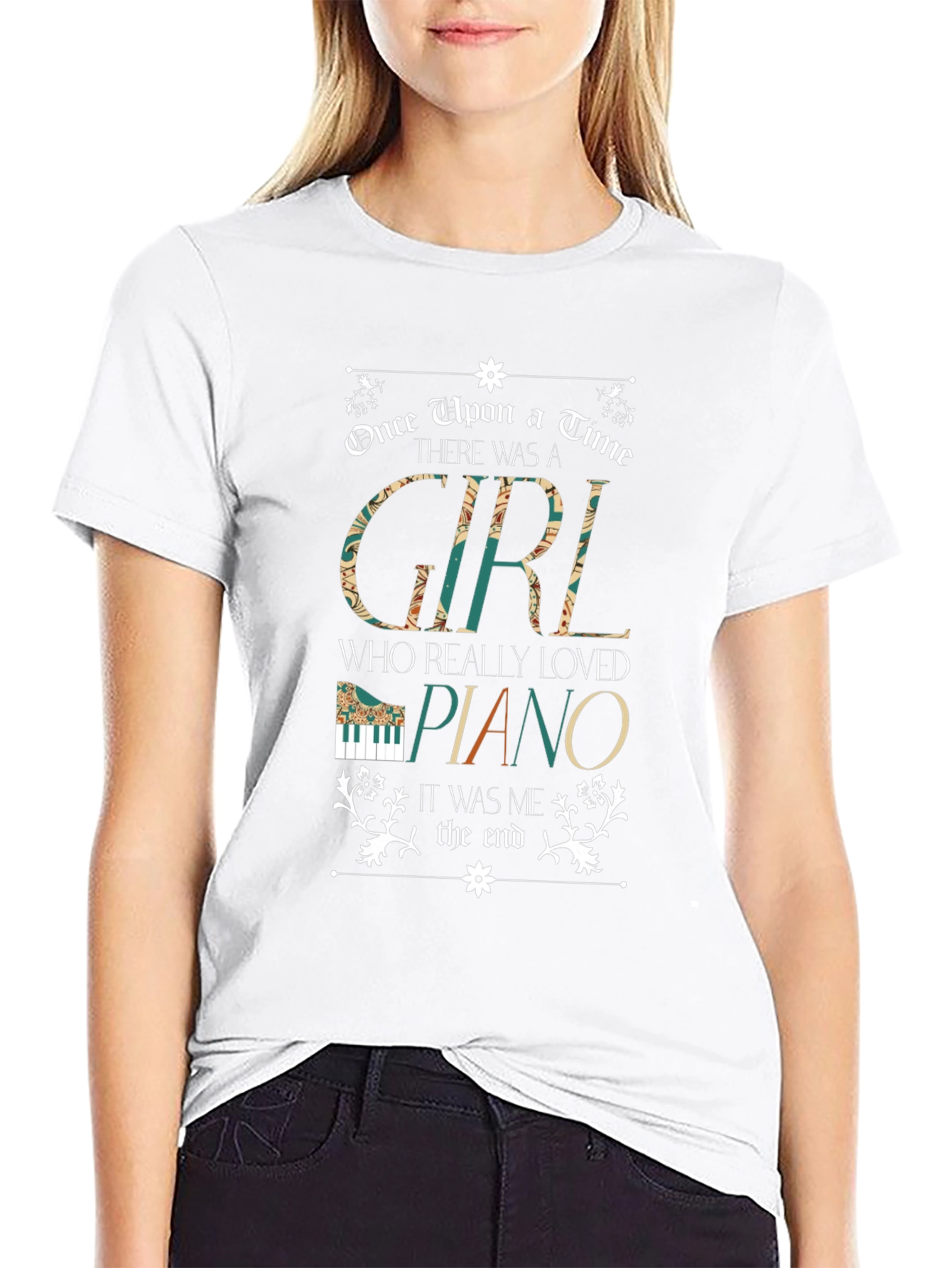 Piano Lover Graphic T-Shirt
