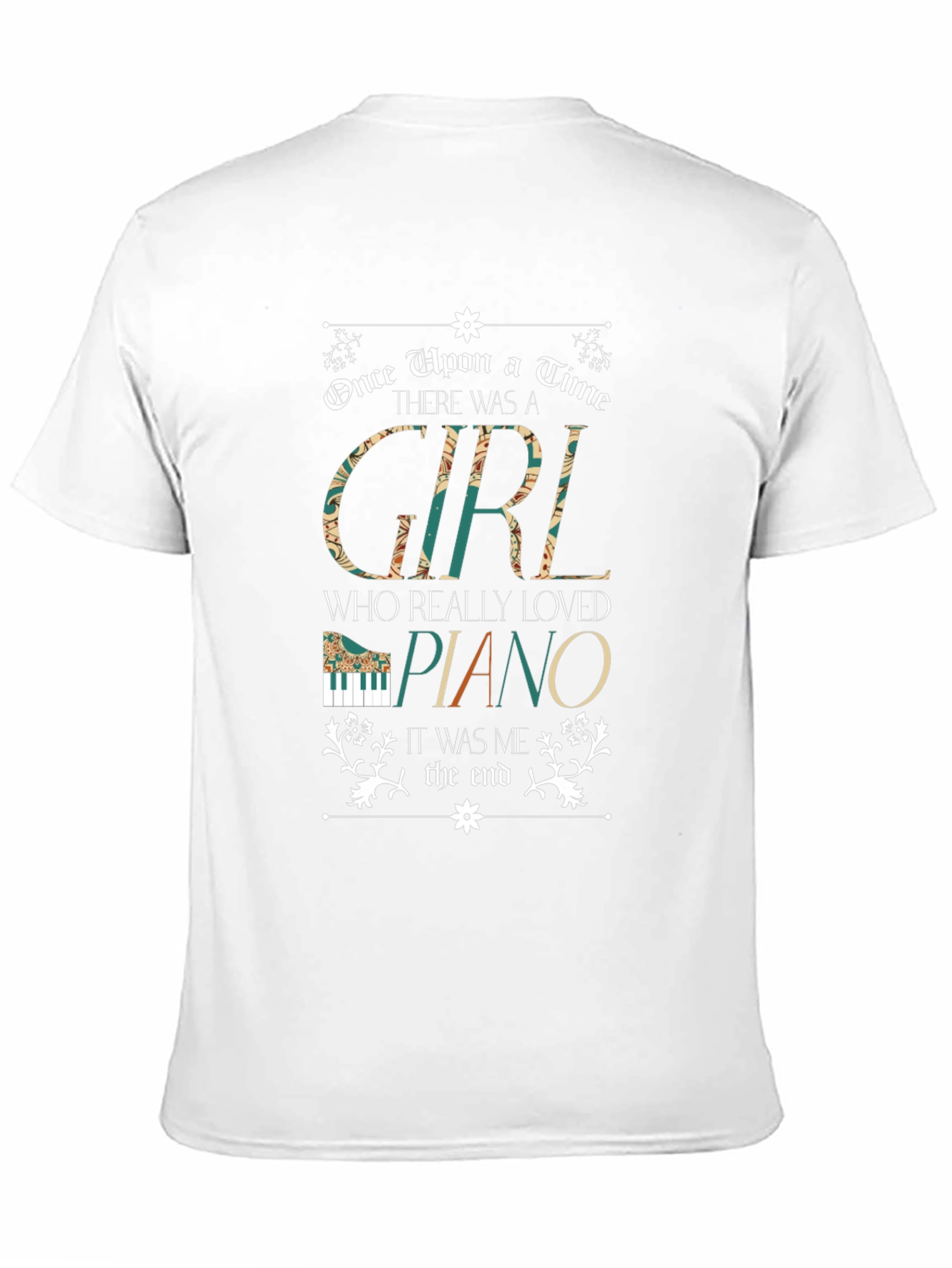 Piano Lover Graphic T-Shirt