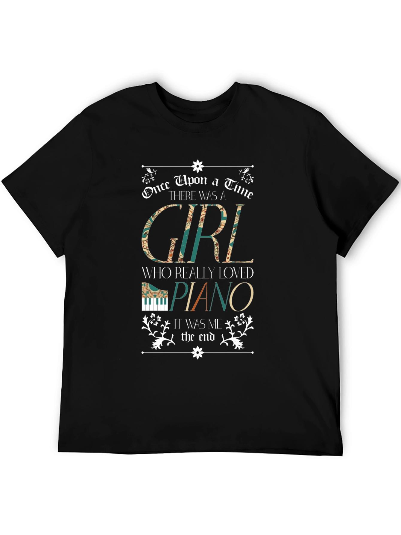 Piano Lover Graphic T-Shirt