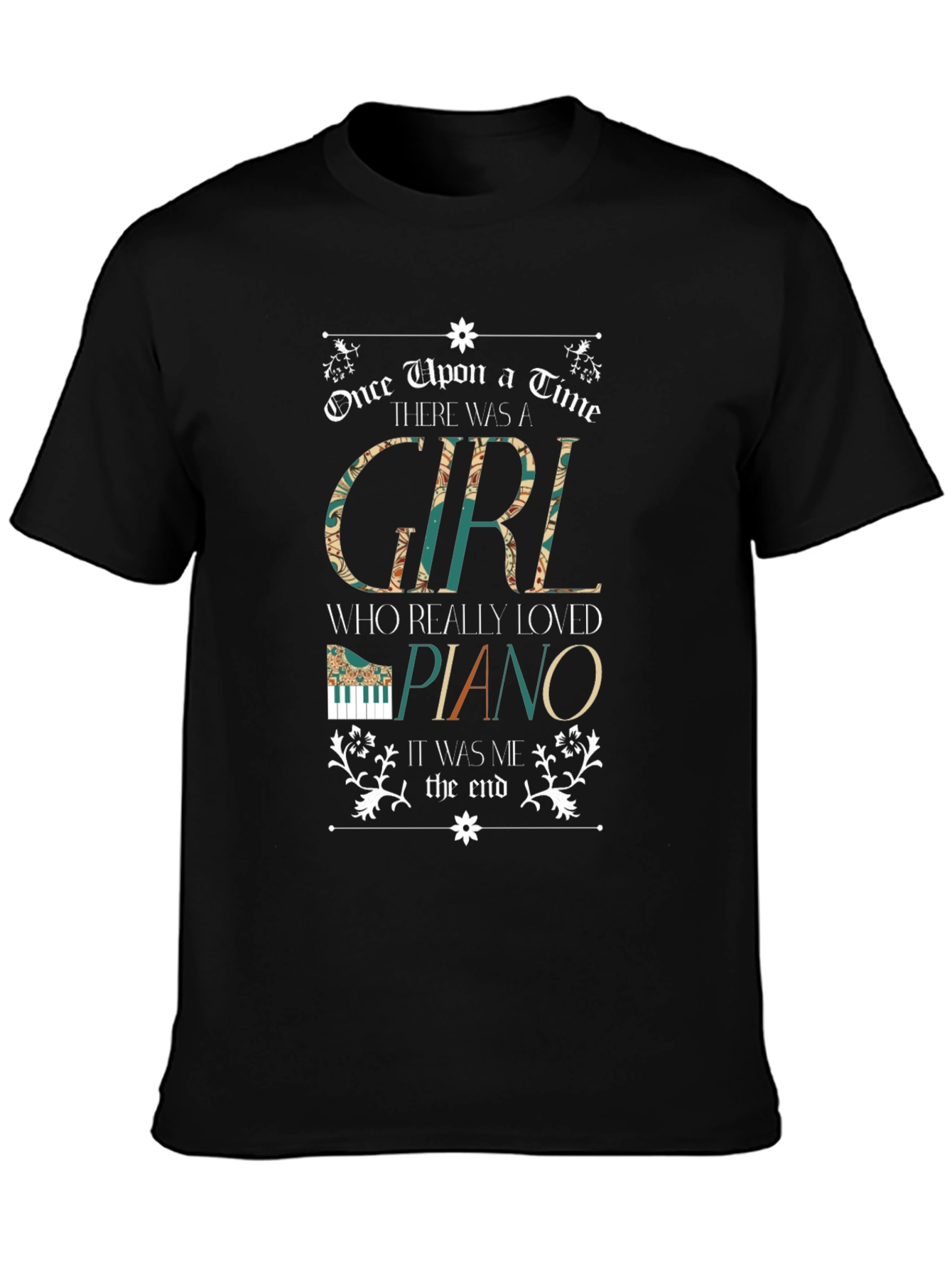 Piano Lover Graphic T-Shirt