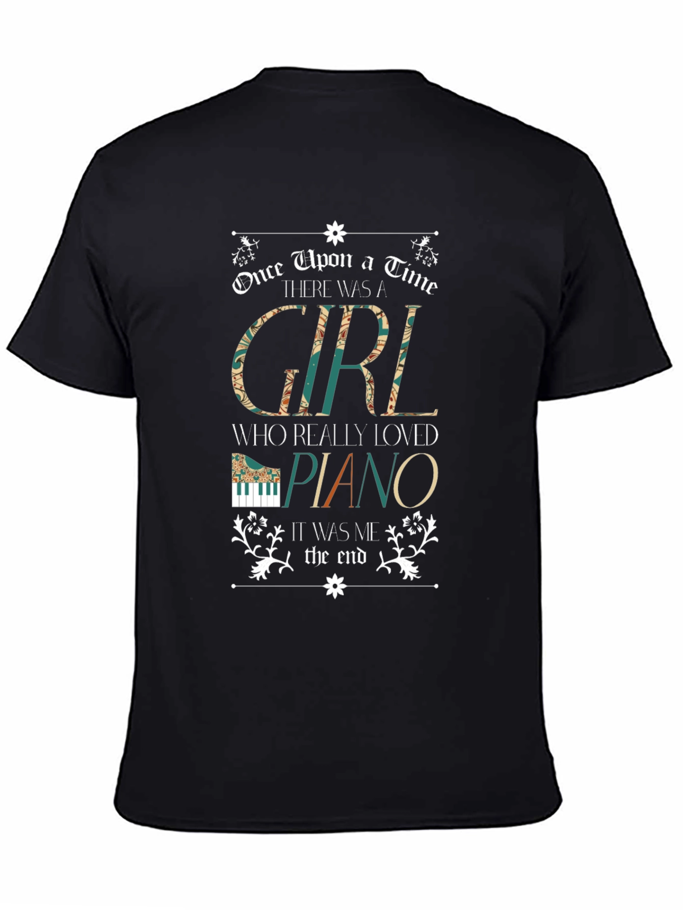 Piano Lover Graphic T-Shirt