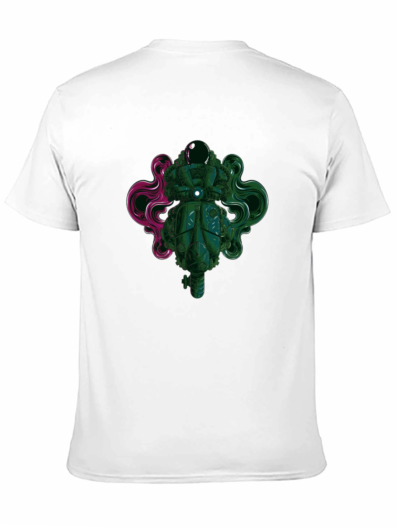 Astronaut Graphic Print Black T-Shirt