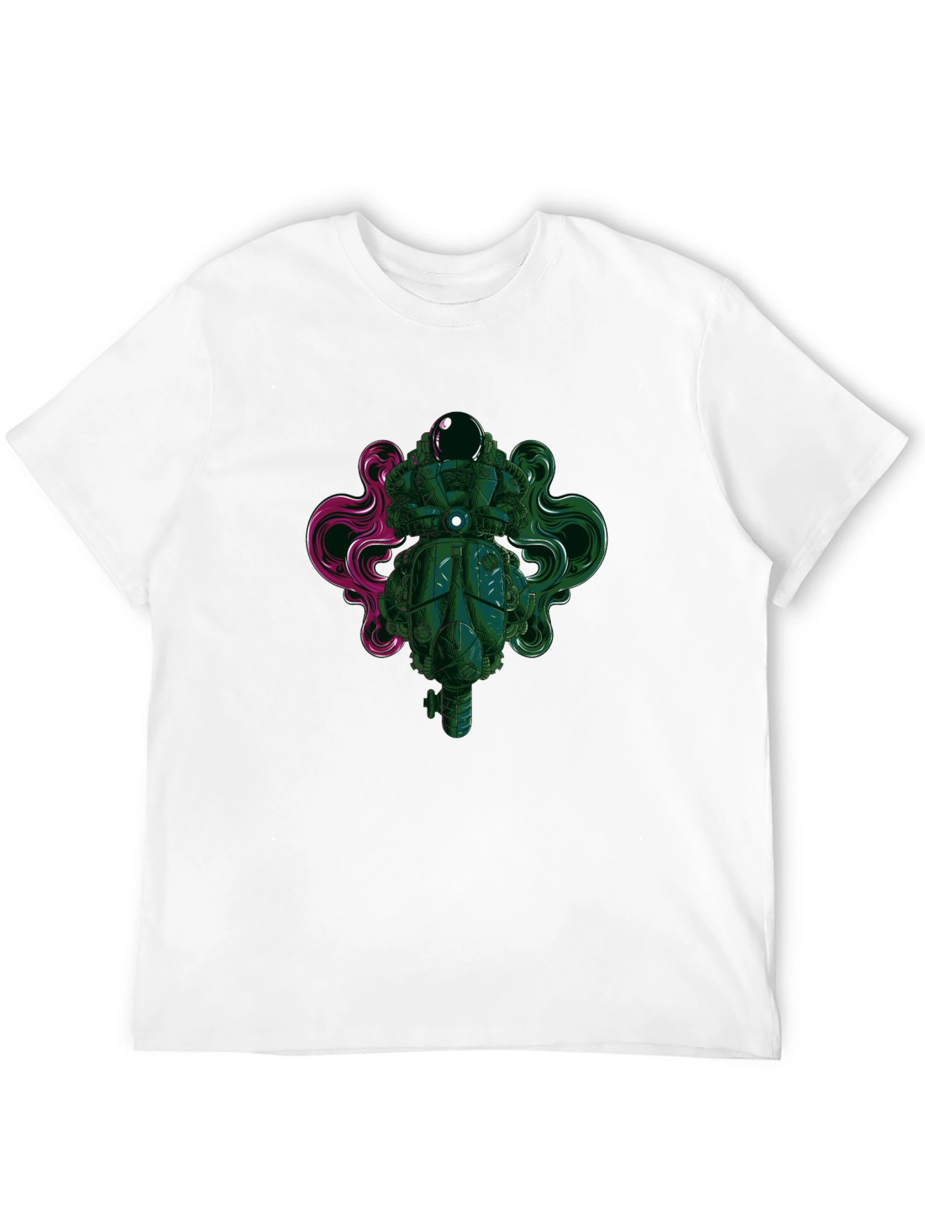 Astronaut Graphic Print Black T-Shirt