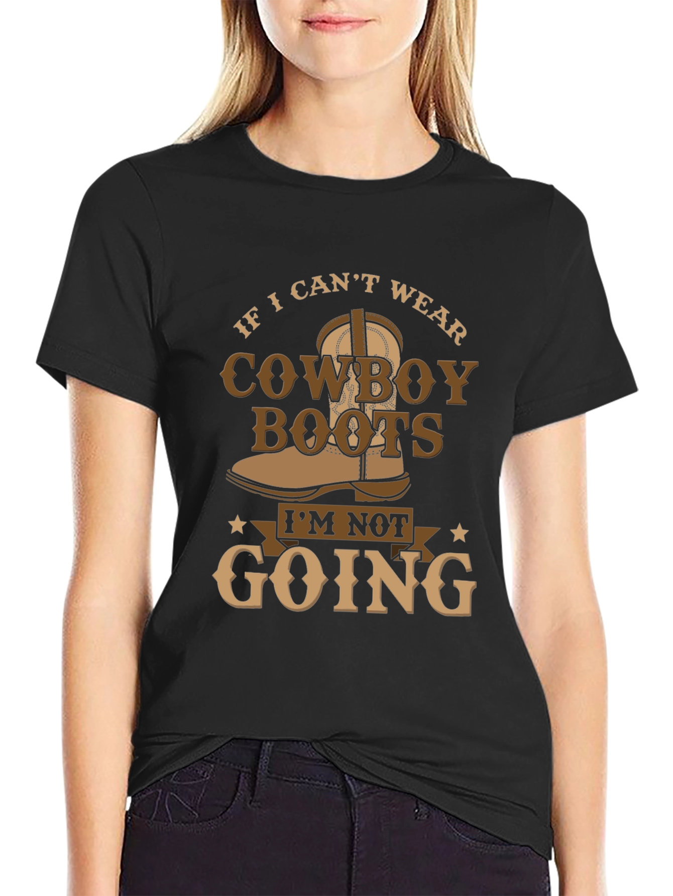 Cowboy Boots Graphic Tee - Western Style
