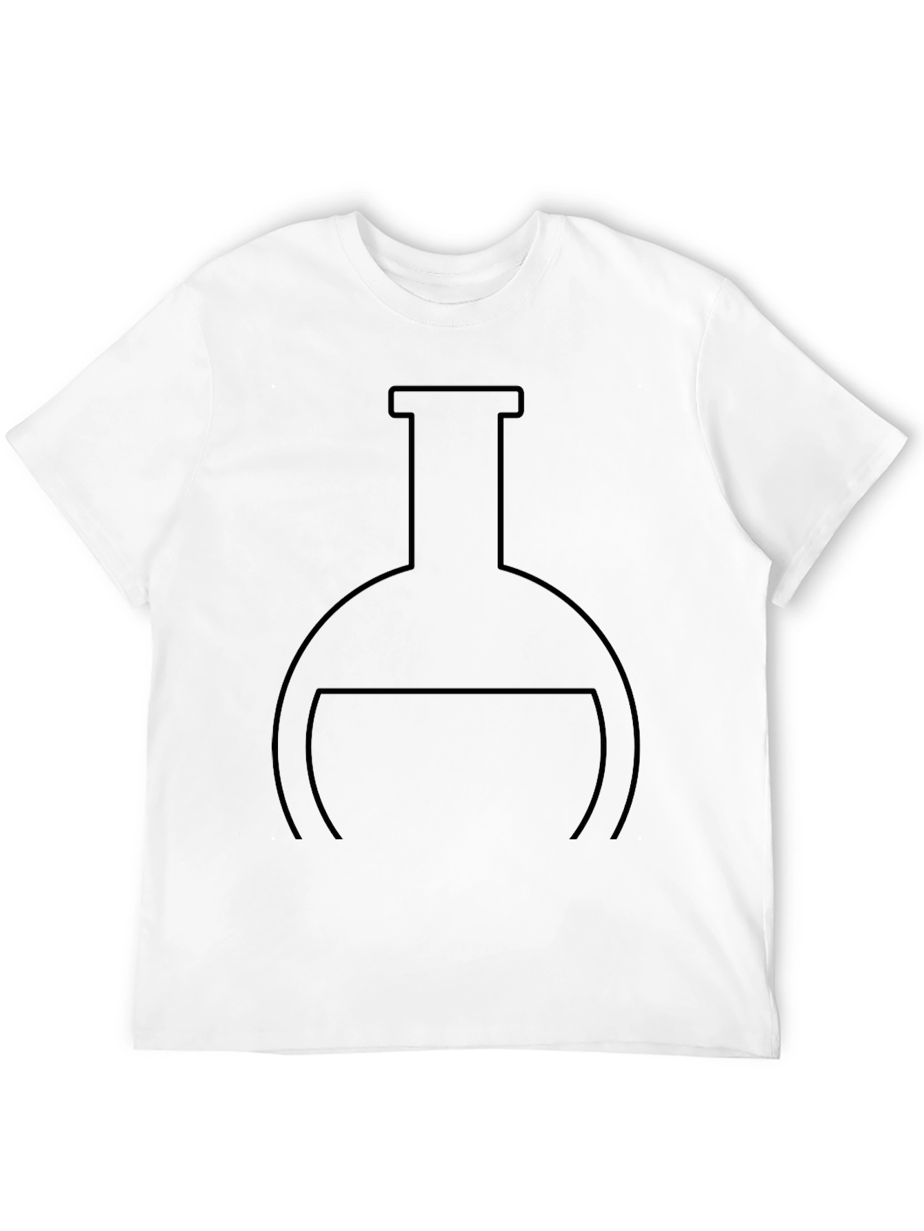 Science Flask Graphic T-Shirt - Black