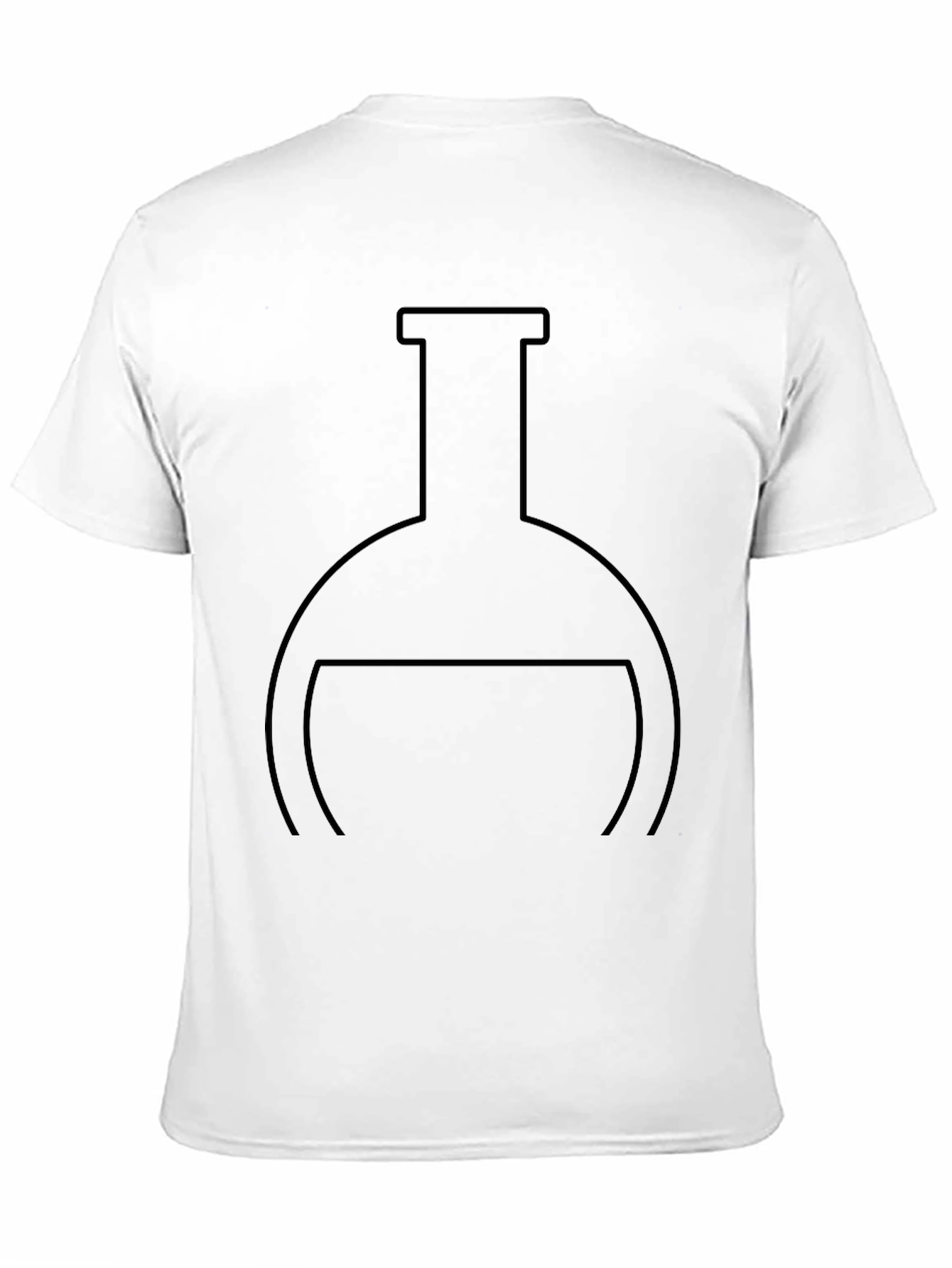 Science Flask Graphic T-Shirt - Black