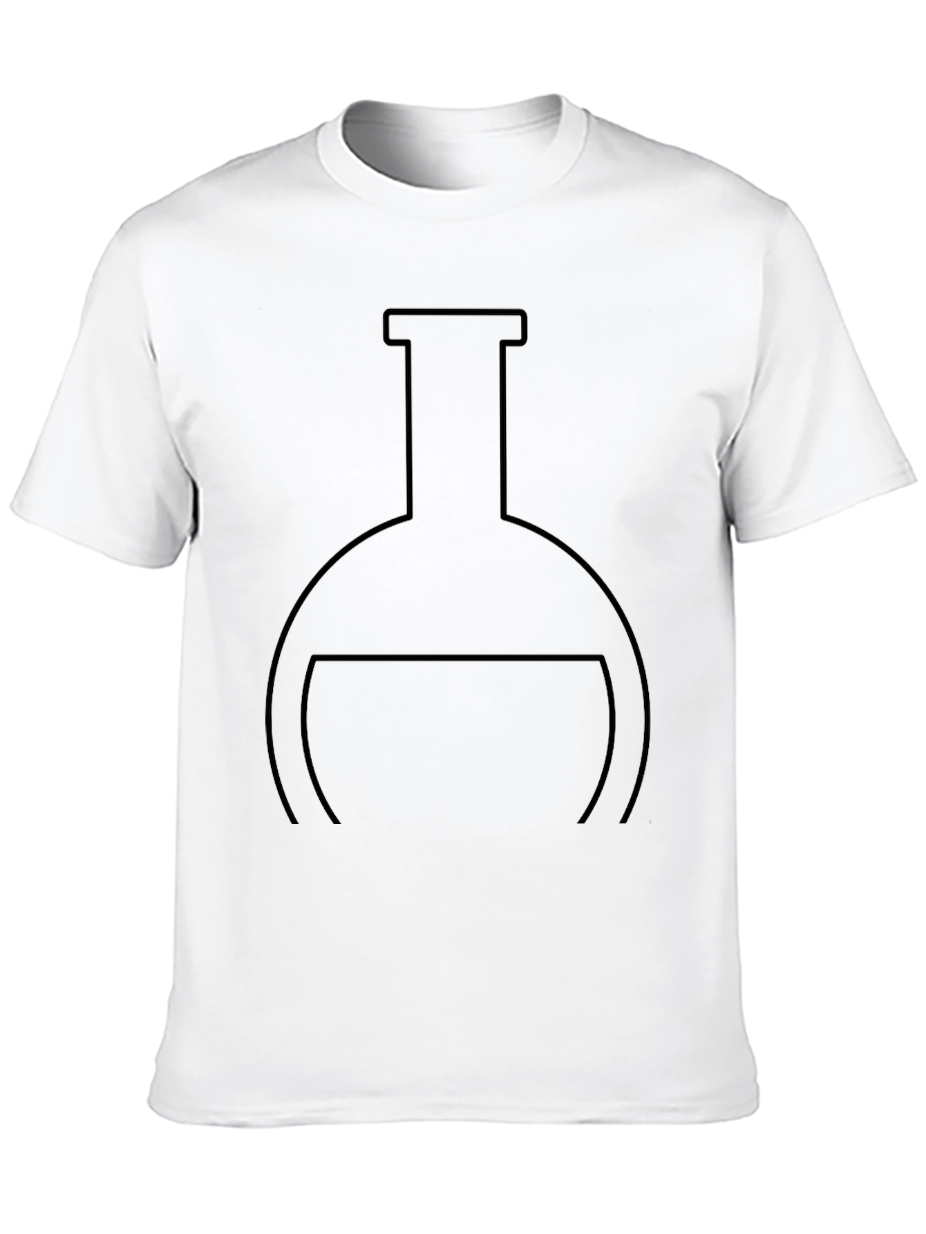 Science Flask Graphic T-Shirt - Black