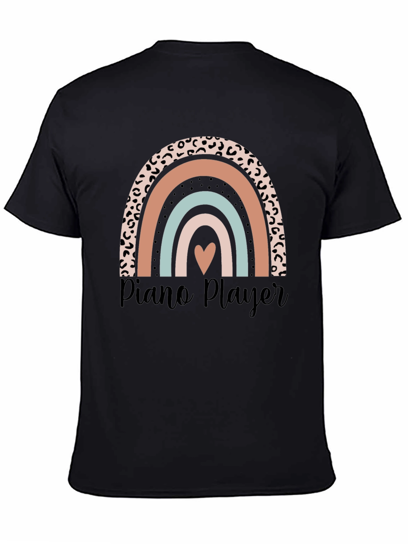 Piano Player Rainbow Graphic Tee - Unisex