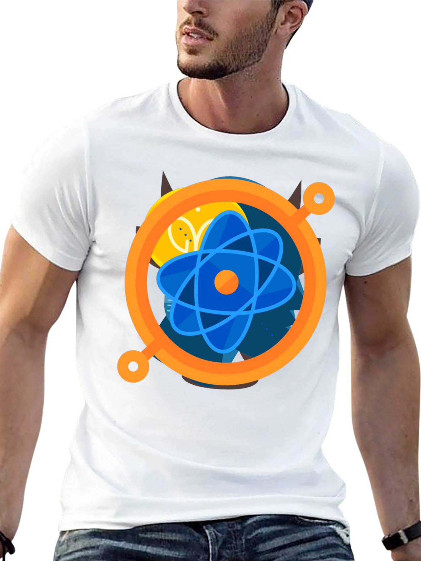 Geometric Design T-Shirt - Modern Graphic Tee