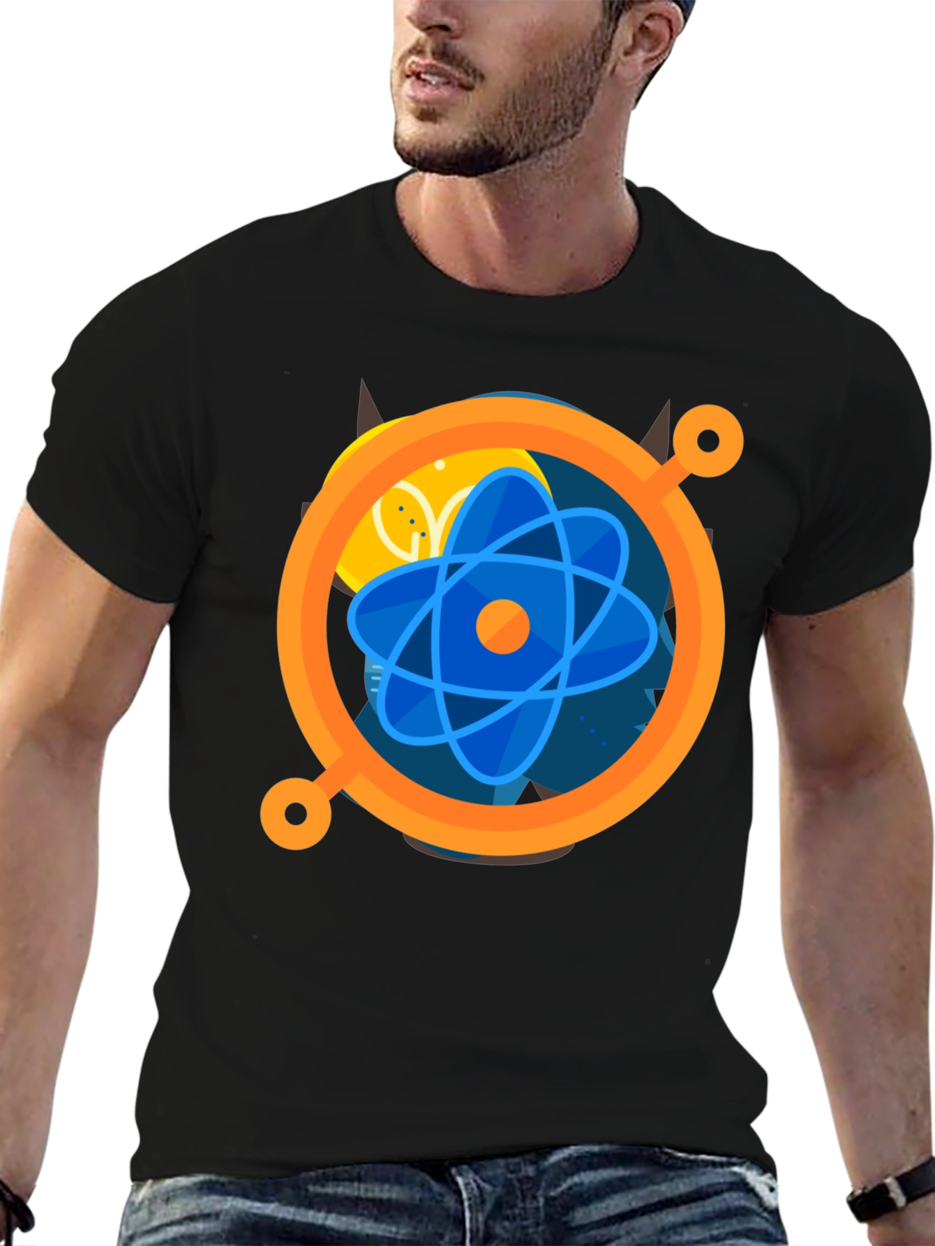 Geometric Design T-Shirt - Modern Graphic Tee