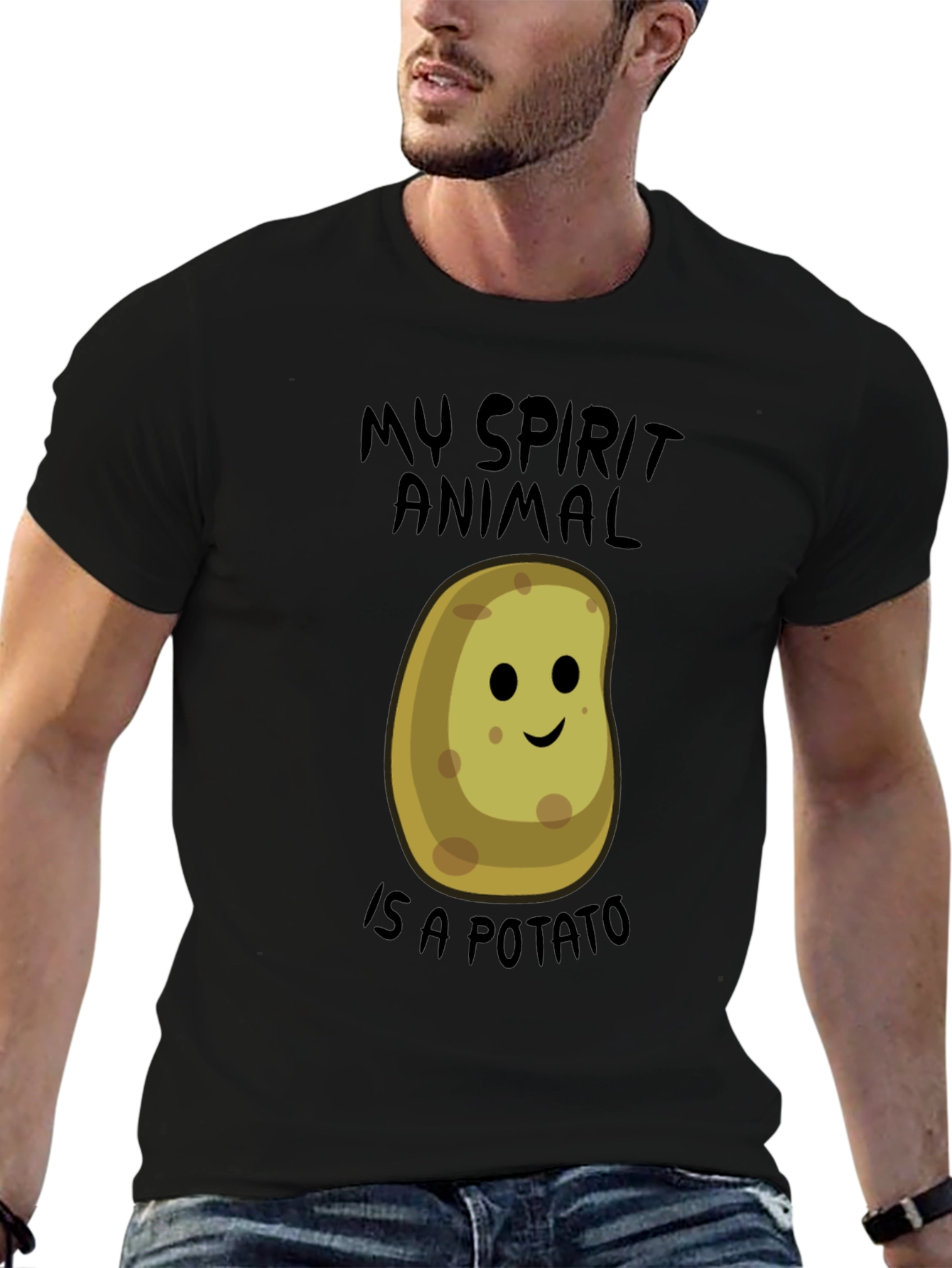My Spirit Animal is a Potato Funny T-Shirt
