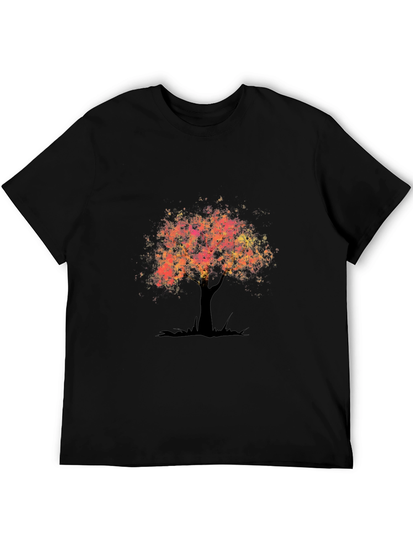 Tree of Life Graphic Tee - Black Casual Shirt