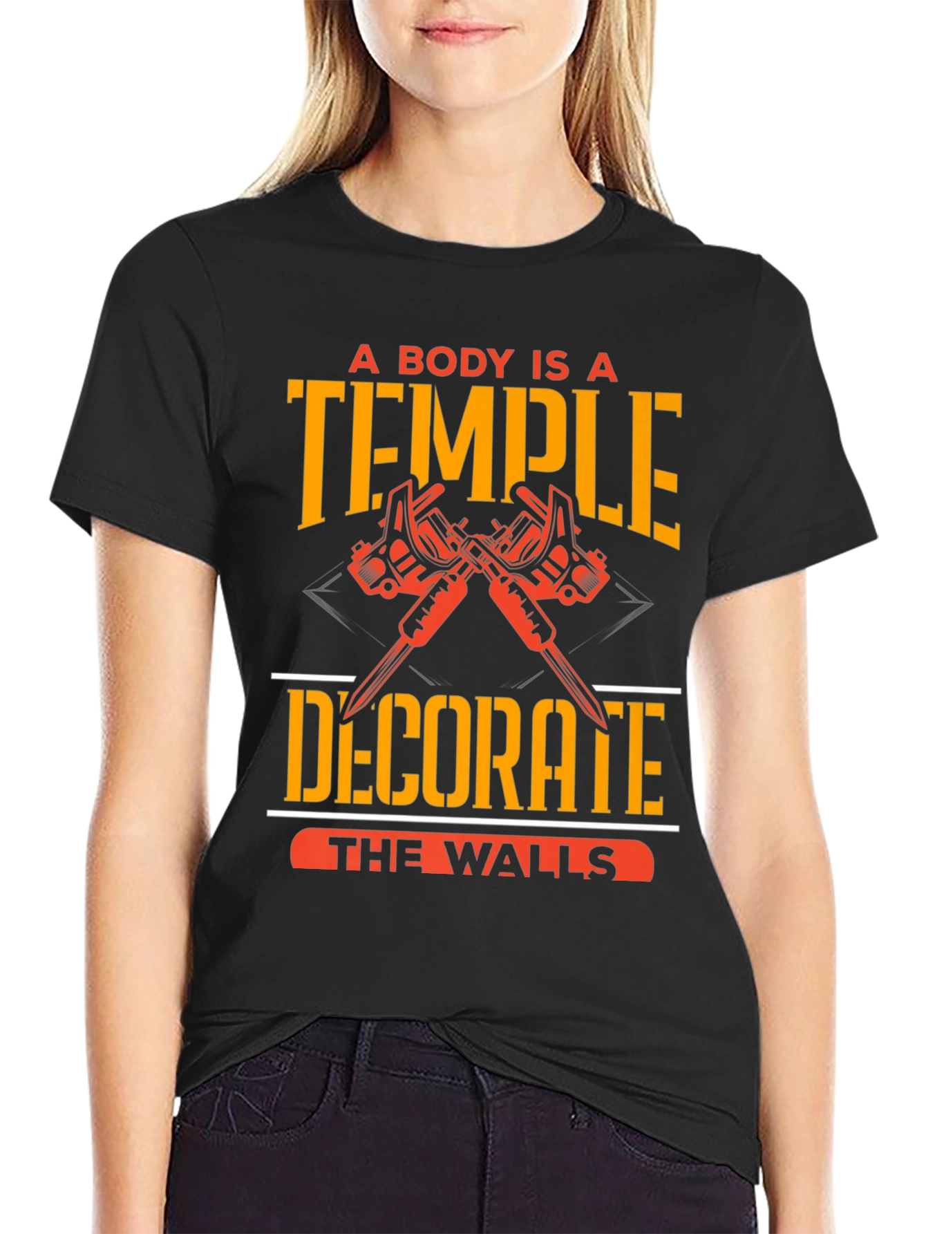A Body Is A Temple Tattoo T-Shirt