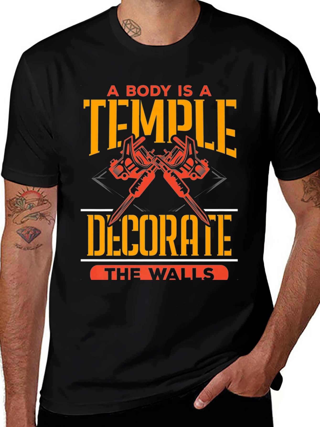 A Body Is A Temple Tattoo T-Shirt