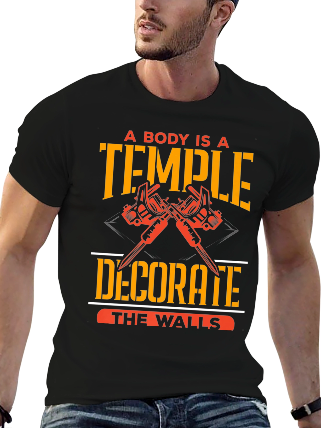 A Body Is A Temple Tattoo T-Shirt