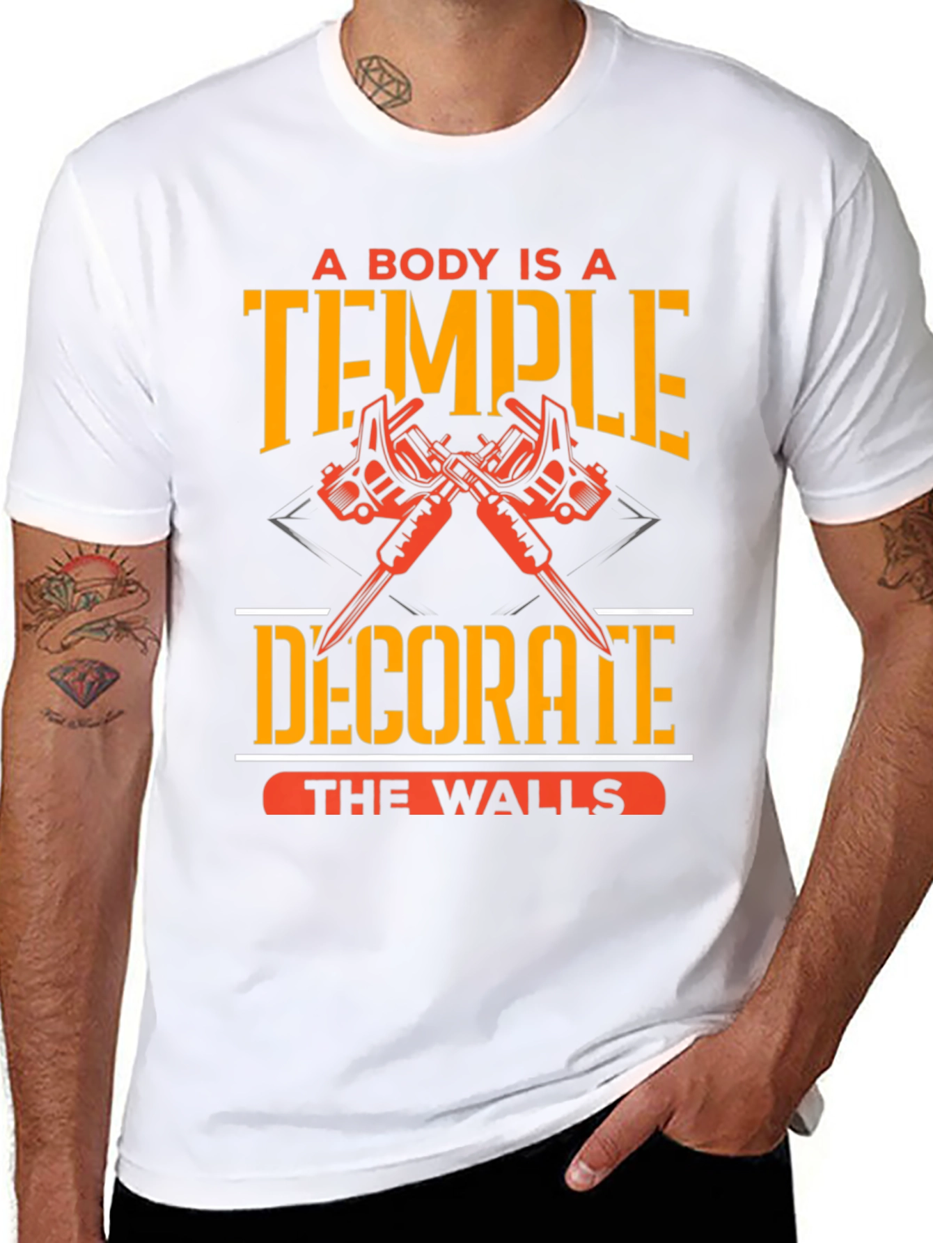 A Body Is A Temple Tattoo T-Shirt