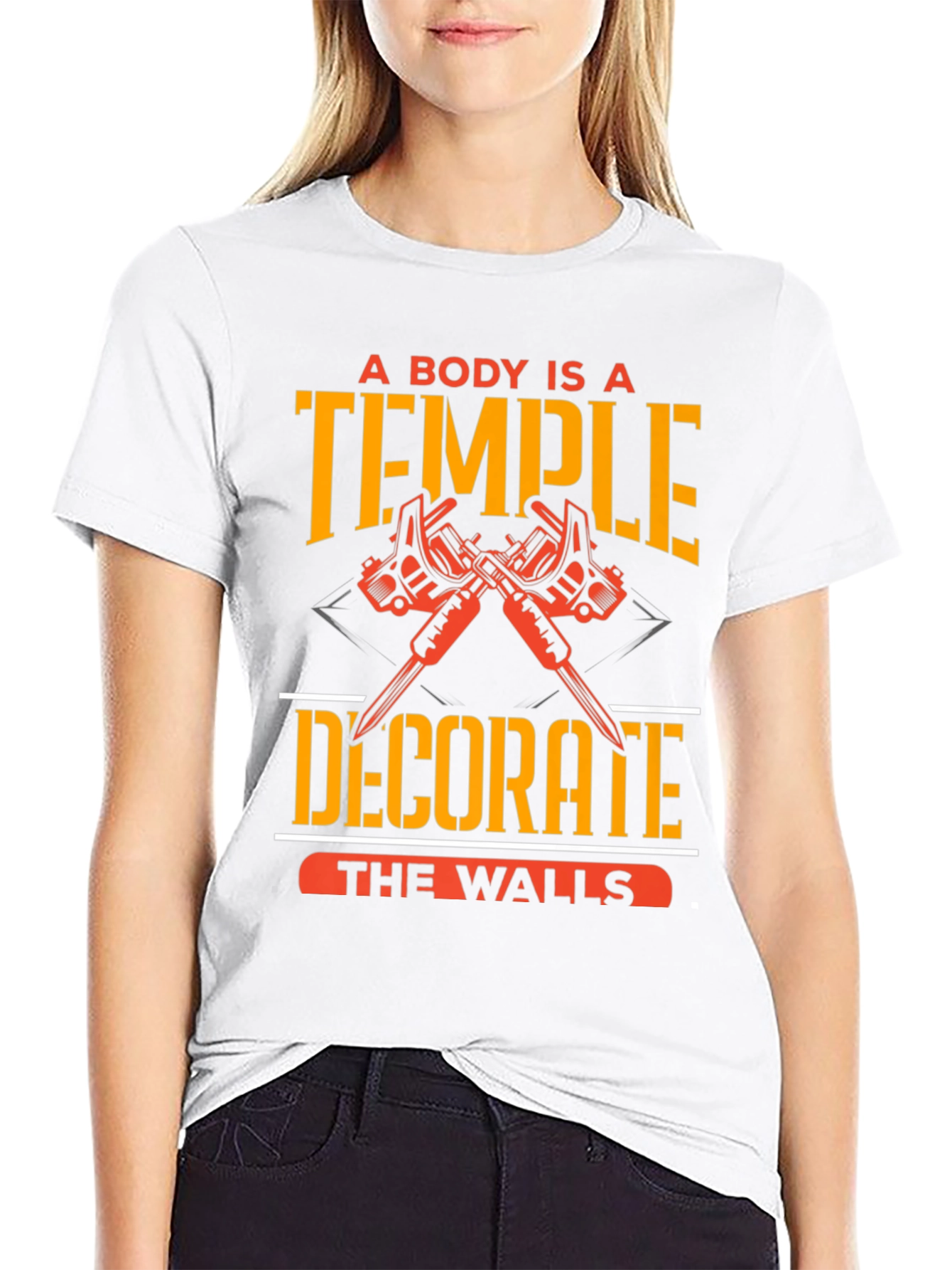 A Body Is A Temple Tattoo T-Shirt