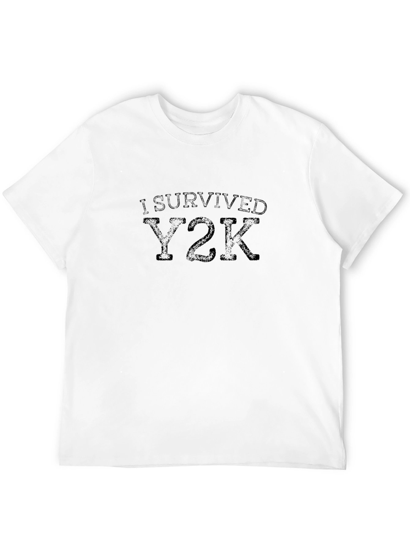 I Survived Y2K Black Graphic Tee