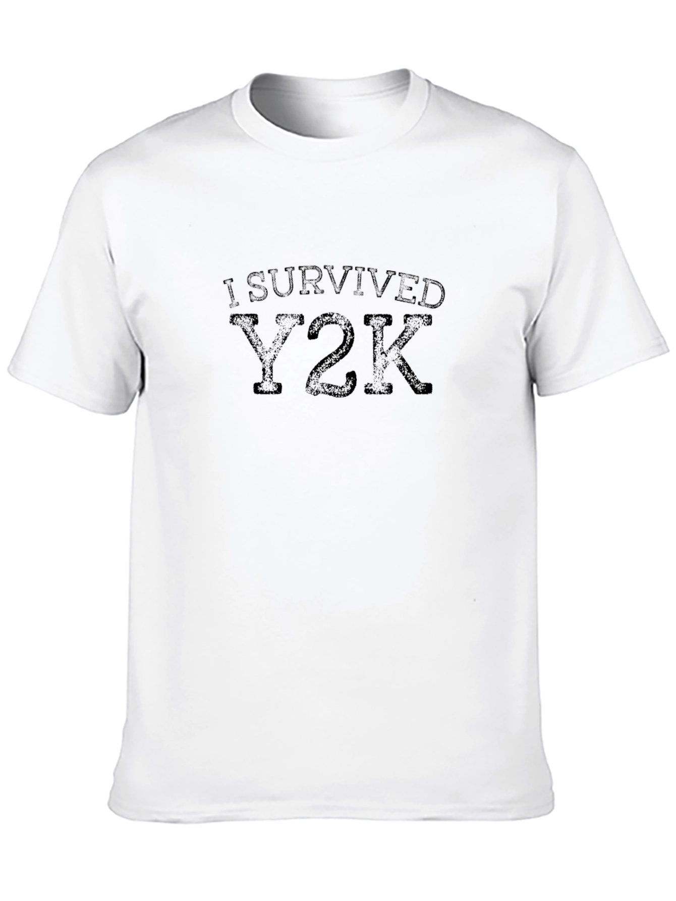 I Survived Y2K Black Graphic Tee