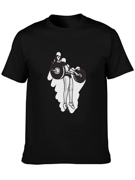 Weightlifting Graphic Tee - Black