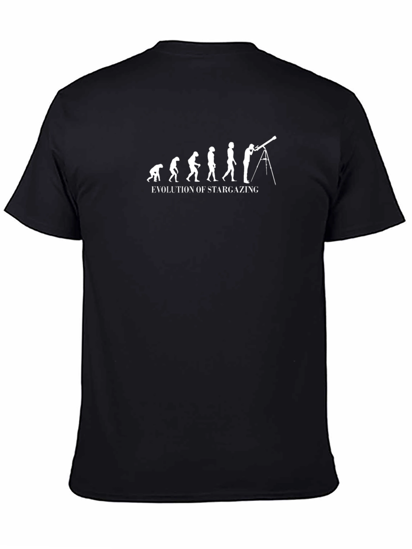 Evolution of Stargazing Graphic T-Shirt