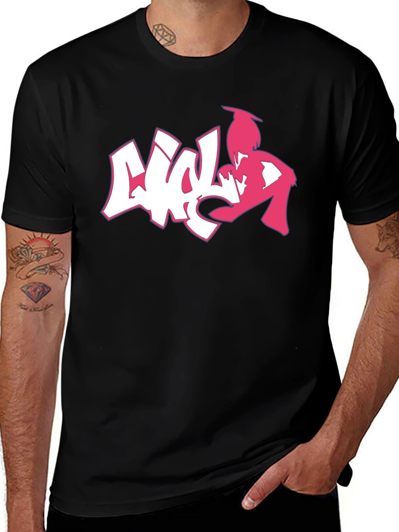 Graffiti Style Graphic T-Shirt